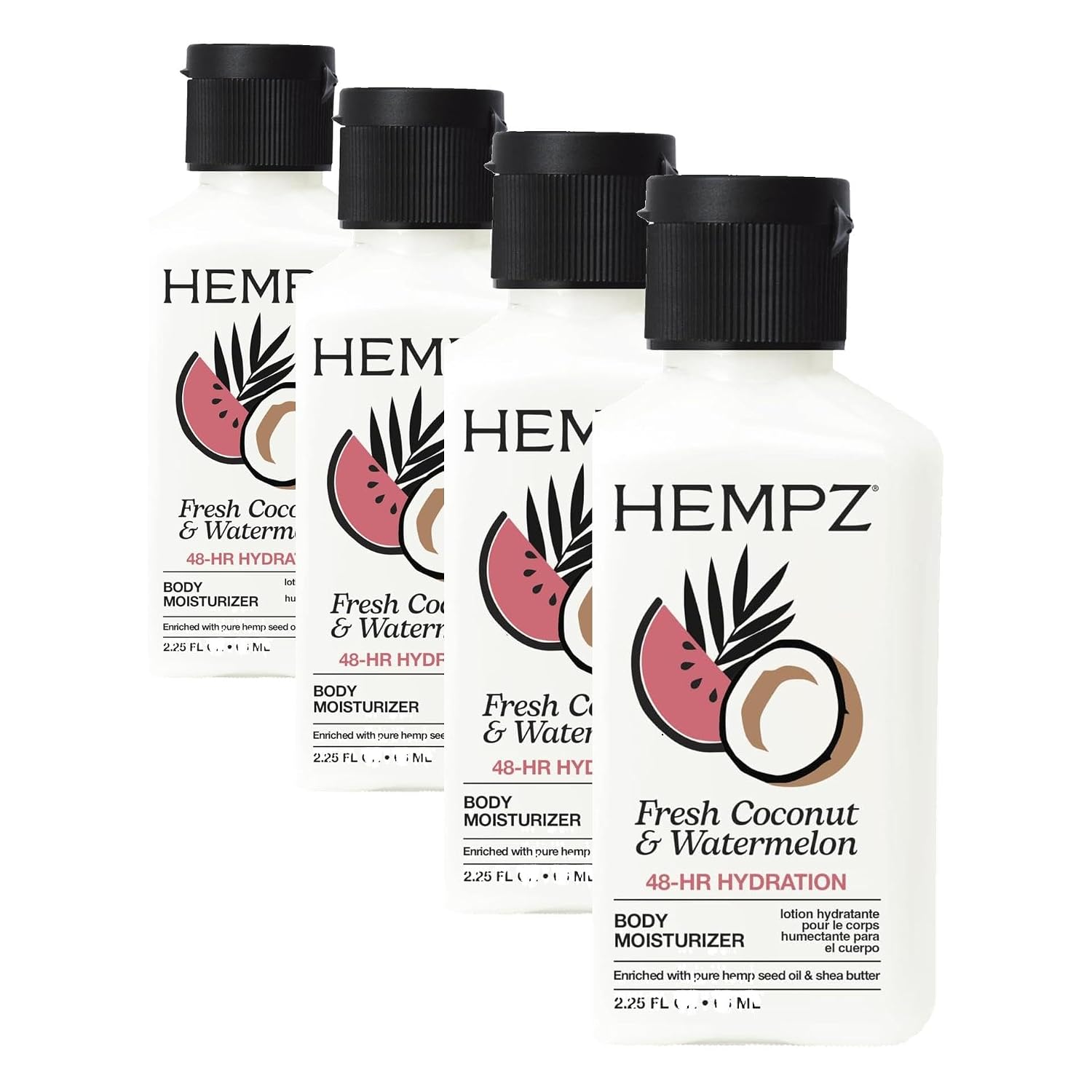 HEMPZ Body Lotion - Sweet Pineapple and Honey Melon - Daily Moisturizing Cream - 17oz