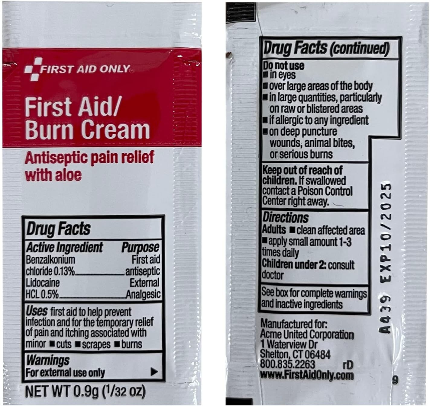 First Aid Only 9302-25M 25-Person Contractor's First Aid Kit for Home Renovation, Job Sites, and Construction Vehicles, 178 Pieces, White