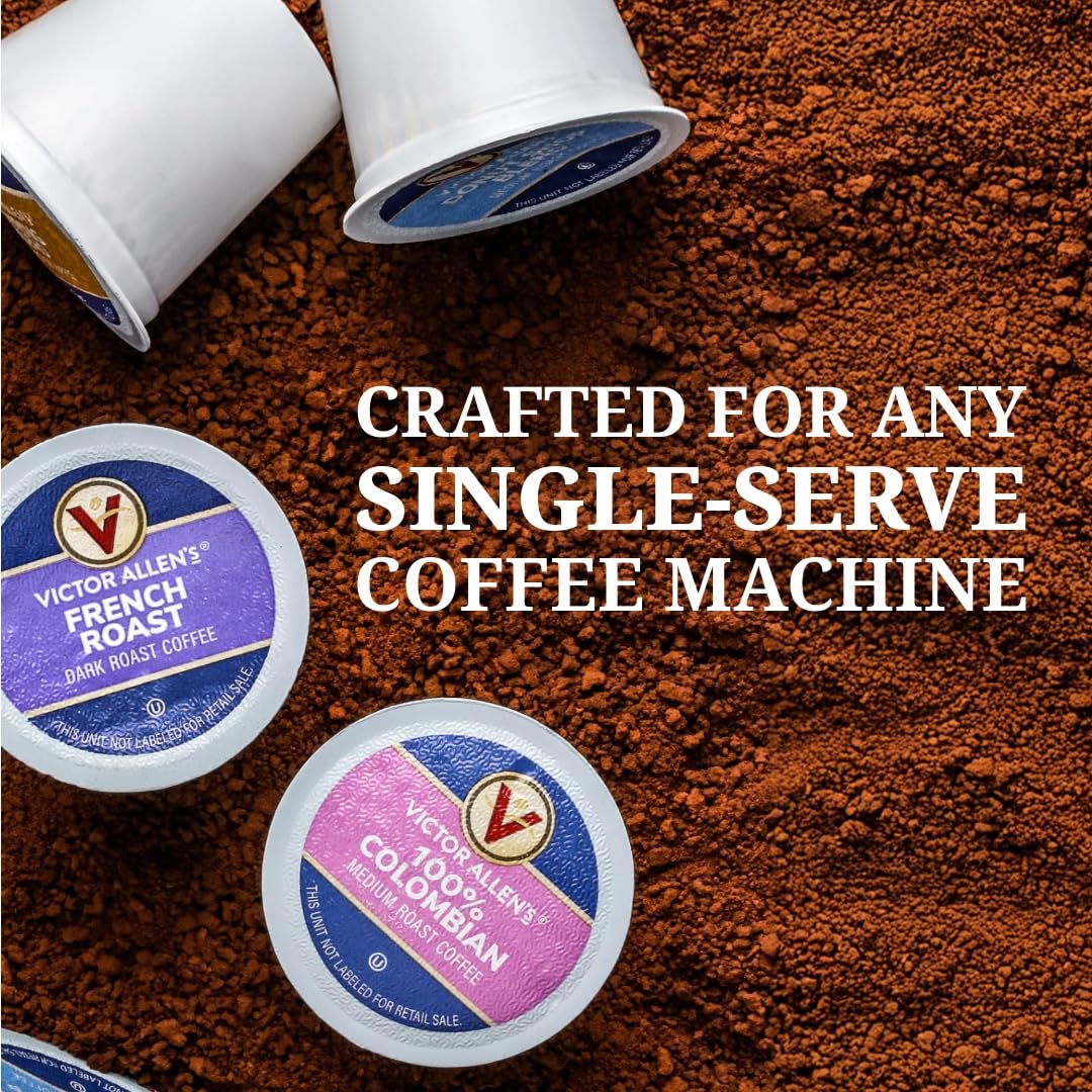 Victor Allen's Coffee Hazelnut Flavored, Medium Roast, 1 Pack - 12 Count, Single Serve Coffee Pods for Keurig K-Cup Brewers