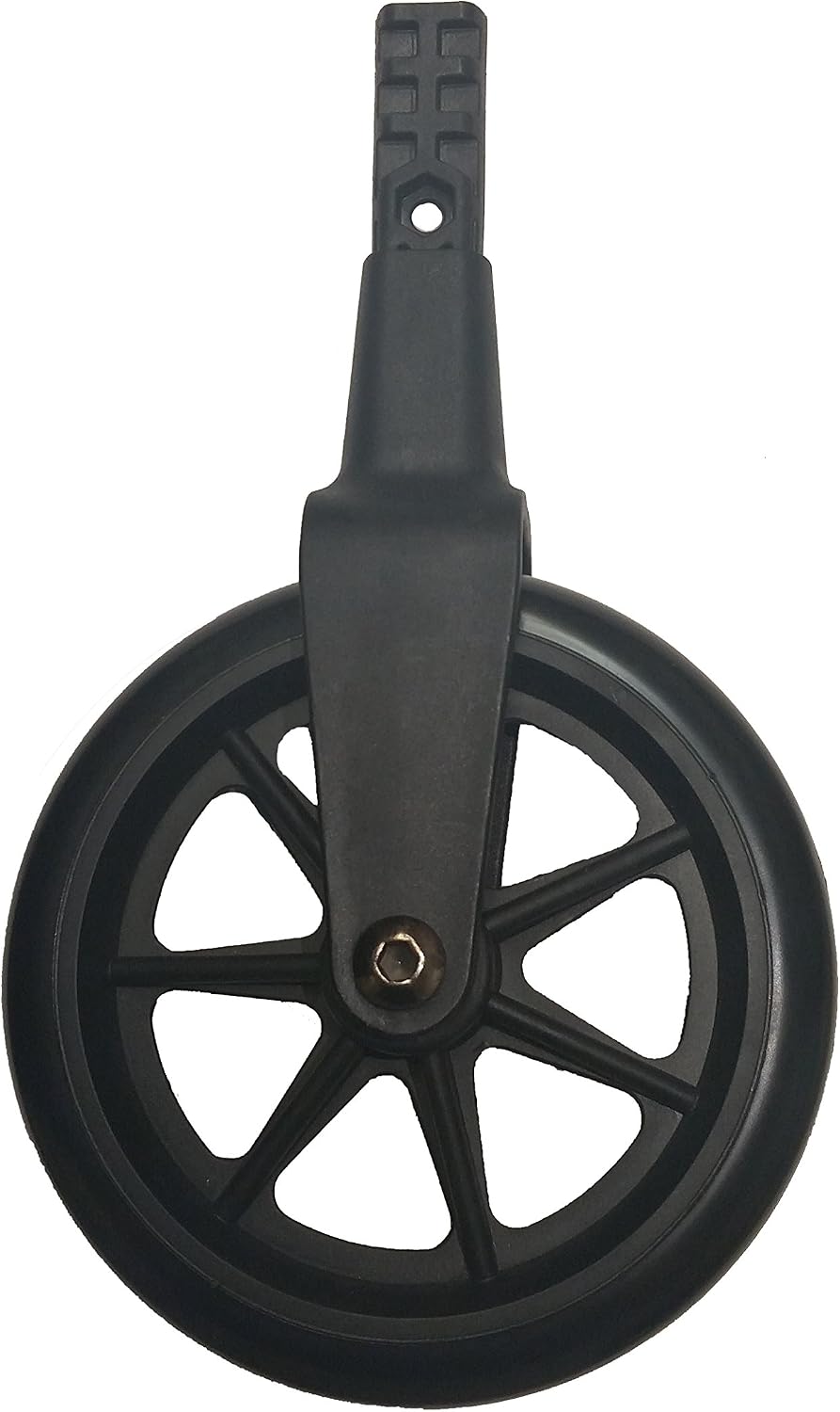 Stander Non-Swivel Wheel Kit for Stander EZ Fold-N-Go Walker and Able Life Space Saver Walker, Black, 2 Count