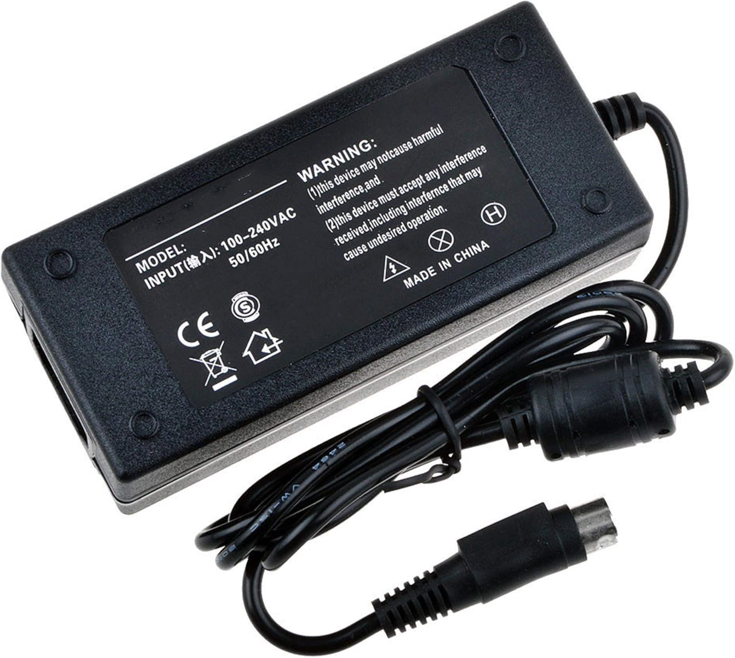 BestCH 4-Pin DI AC DC Adapter for Makerbot Replicator 2 2X Desktop 3D Printer MP04948 MP04952 MP05927 Power Supply Cord
