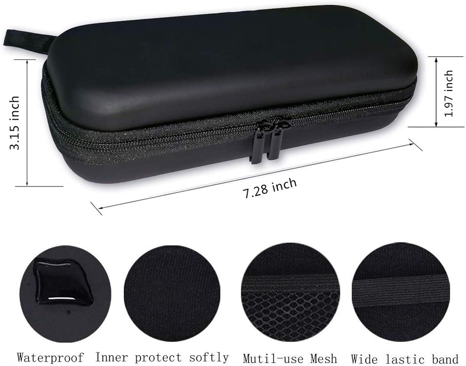 INVODA Hard Storage Travel Case for Solo One Blade Full Body Trimmer and Shaver - EVA Carrying Case