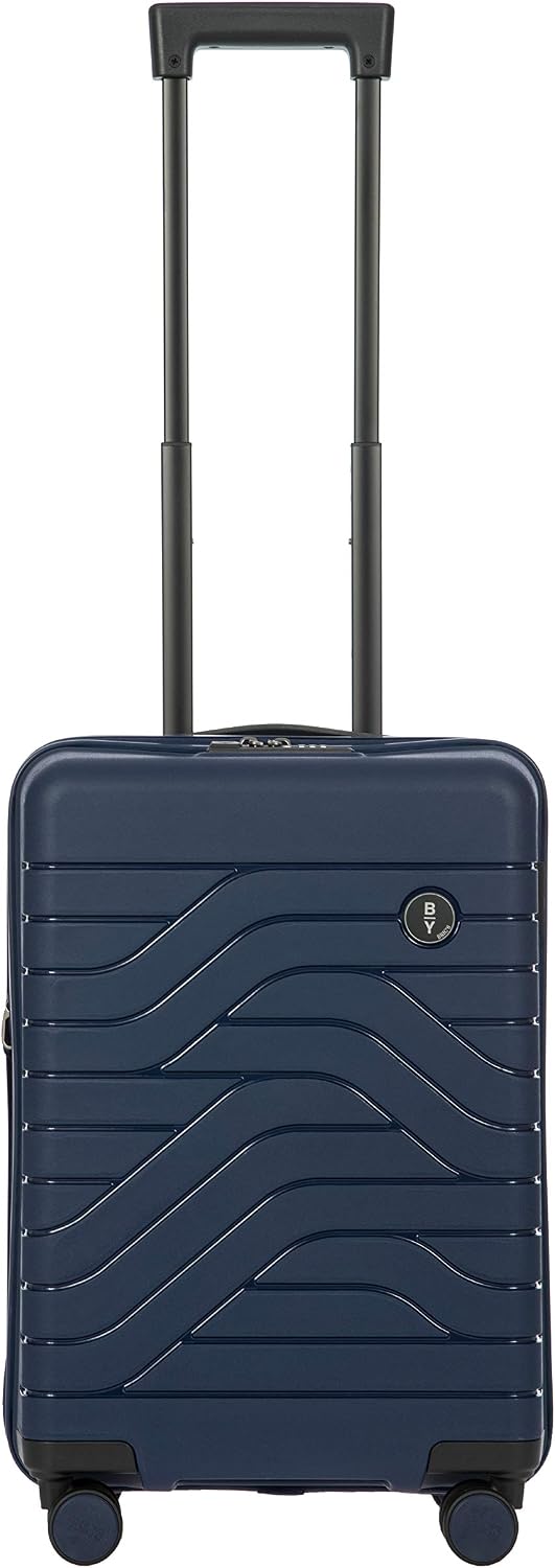 Bric's B|Y Ulisse Checked Luggage with Spinner Wheels – Expandable Lightweighted Hard Shell Suitcase, TSA Combination Lock - Removeable Wash Bag Included - 30 Inch, Mango