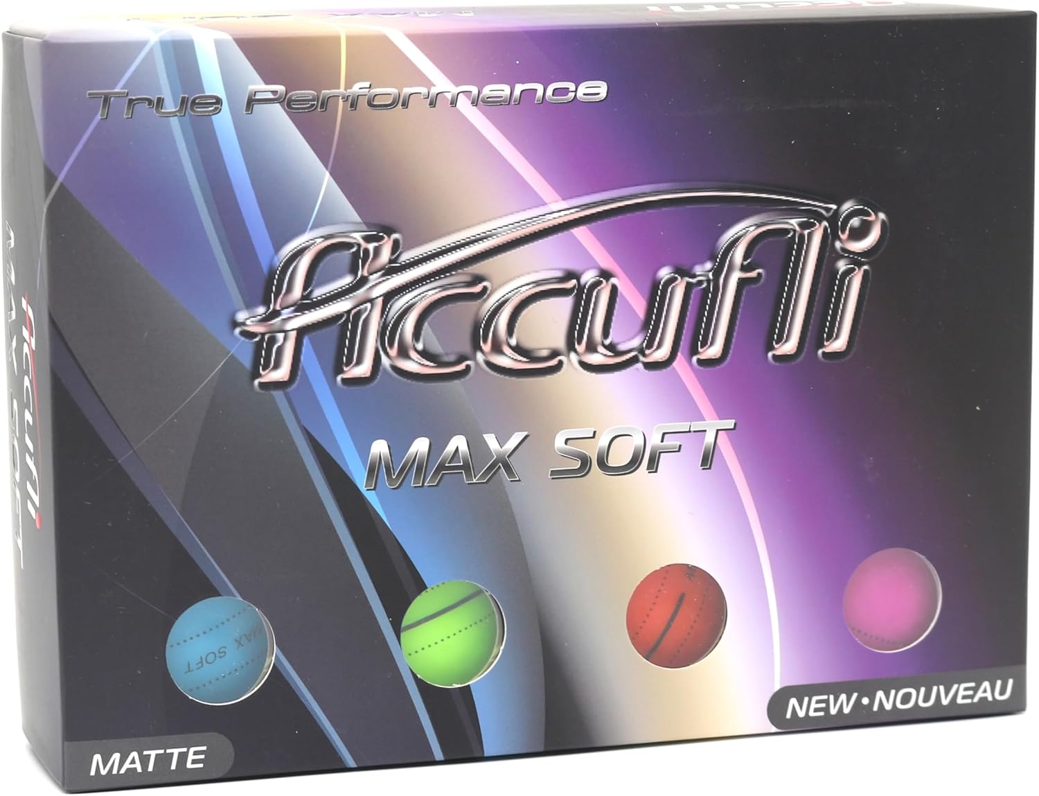 ACCUFLI Max Soft Matte Golf Balls
