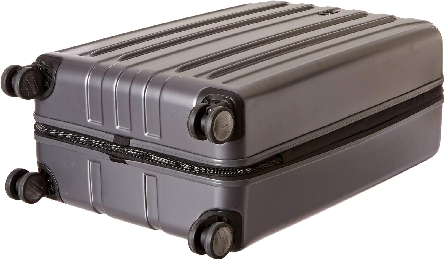 DELSEY PARIS Titanium Hardside Expandable Luggage with Spinner Wheels Carry-On Luggage, Graphite, Carry-On 19 Inch
