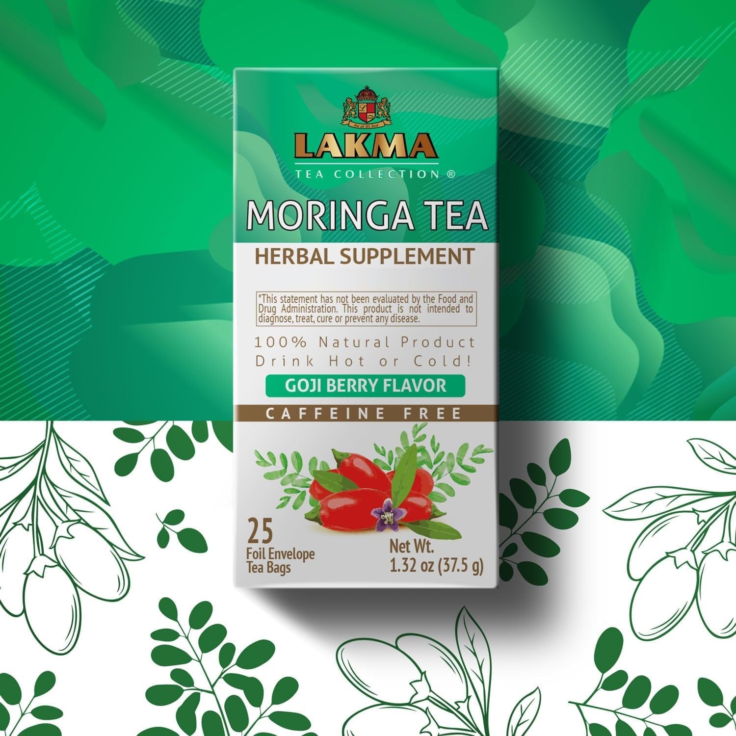 HYLEYS Lakma 14 Day Weight Loss Kit Green Tea - 42 Tea Bags