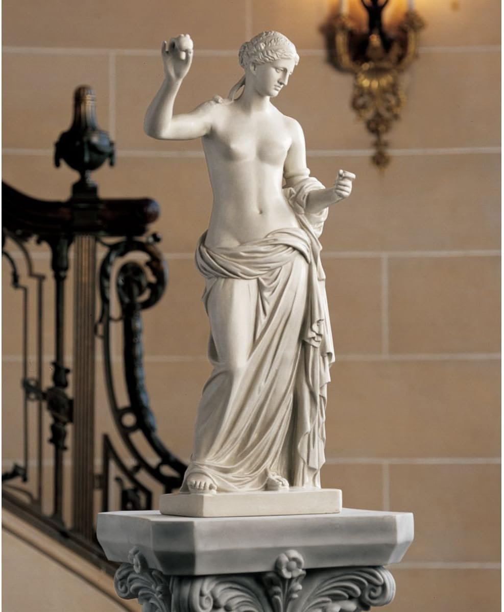Design Toscano Venus of Arles Greek Goddess Statue, Gallery, 23 Inch, Polyresin, Antique Stone