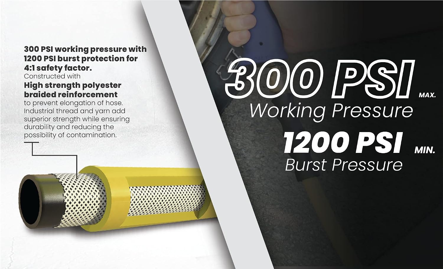 OilShield Next-Gen Air Hoses (3/8" x 50')