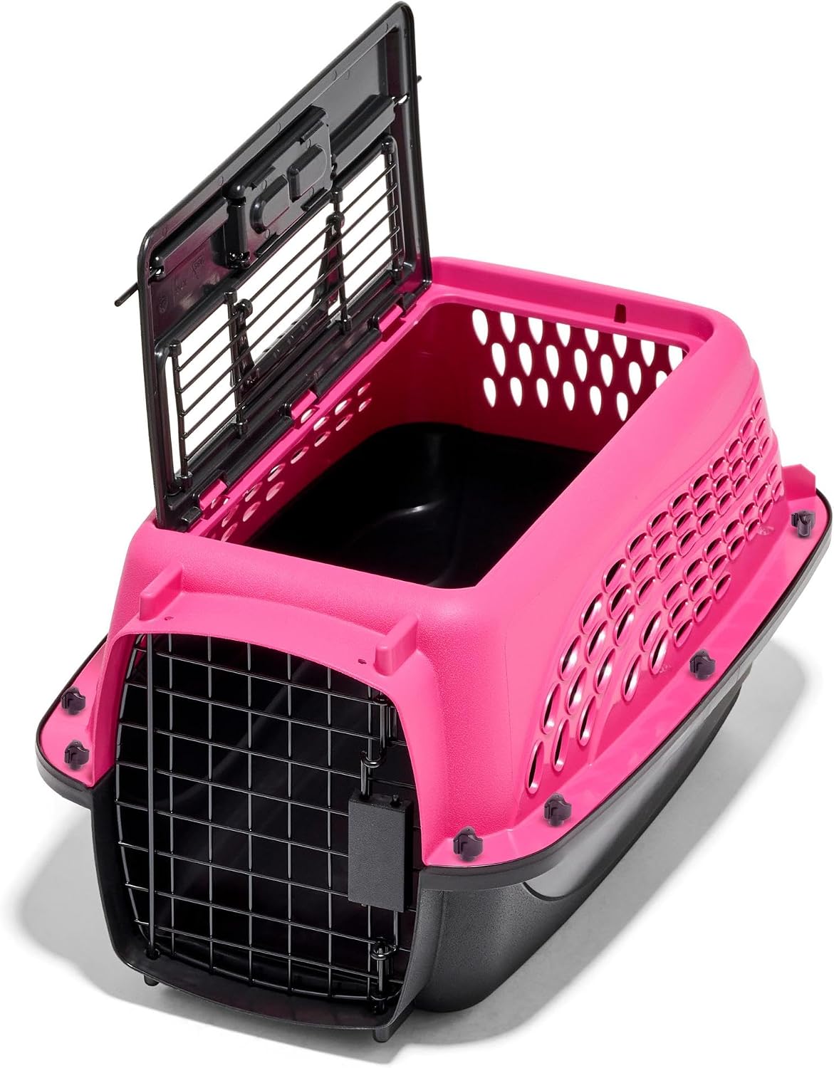 Petmate 2-Door Dog, Puppies & Cat Kennel, 19", White | Top & Front Loading, Made in USA, Extra Small