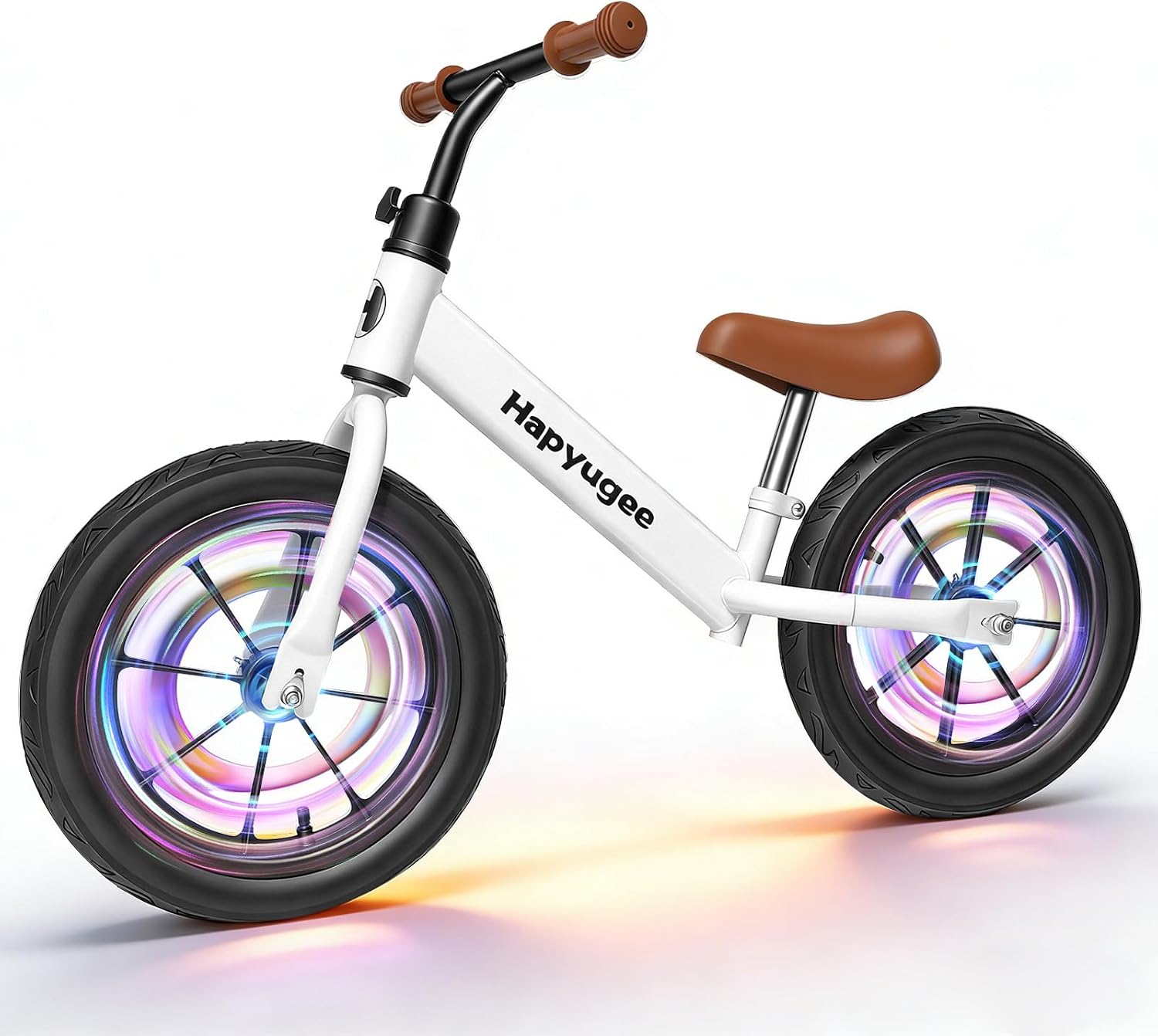 Toddler Balance Bike, 14" Lighting Wheels, Air Tires, Kids' Balance Bikes for 3-6 Years Old with Adjustable Seat