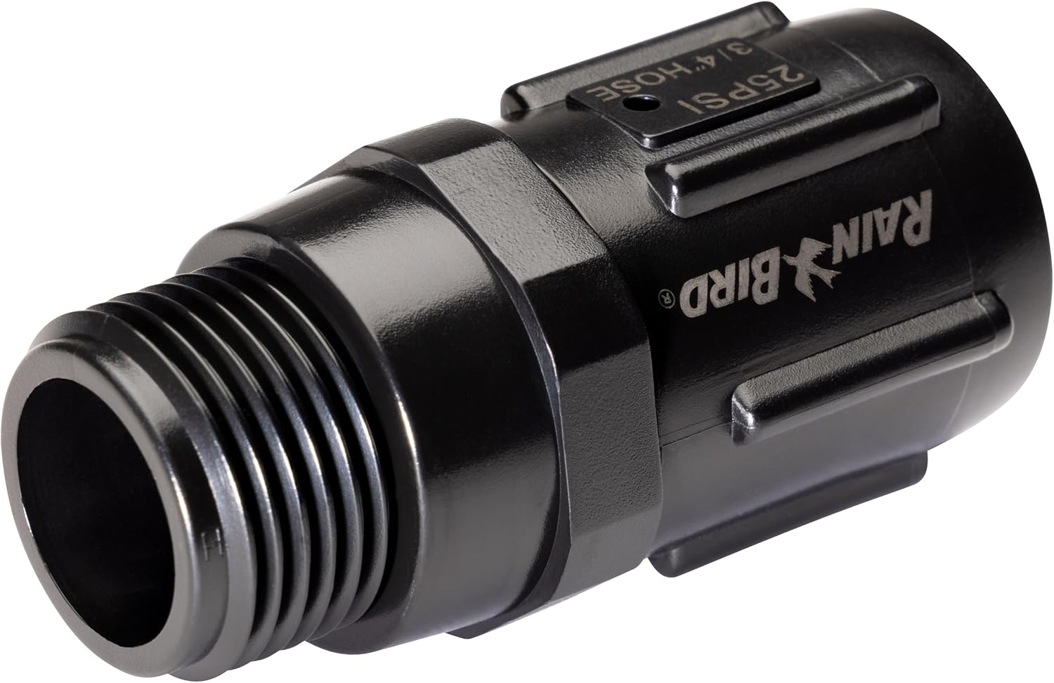 Rain Bird HT07525PSI Drip Irrigation 25 PSI Pressure Regulator, 3/4" Female Hose Thread x 3/4" Male Hose Thread