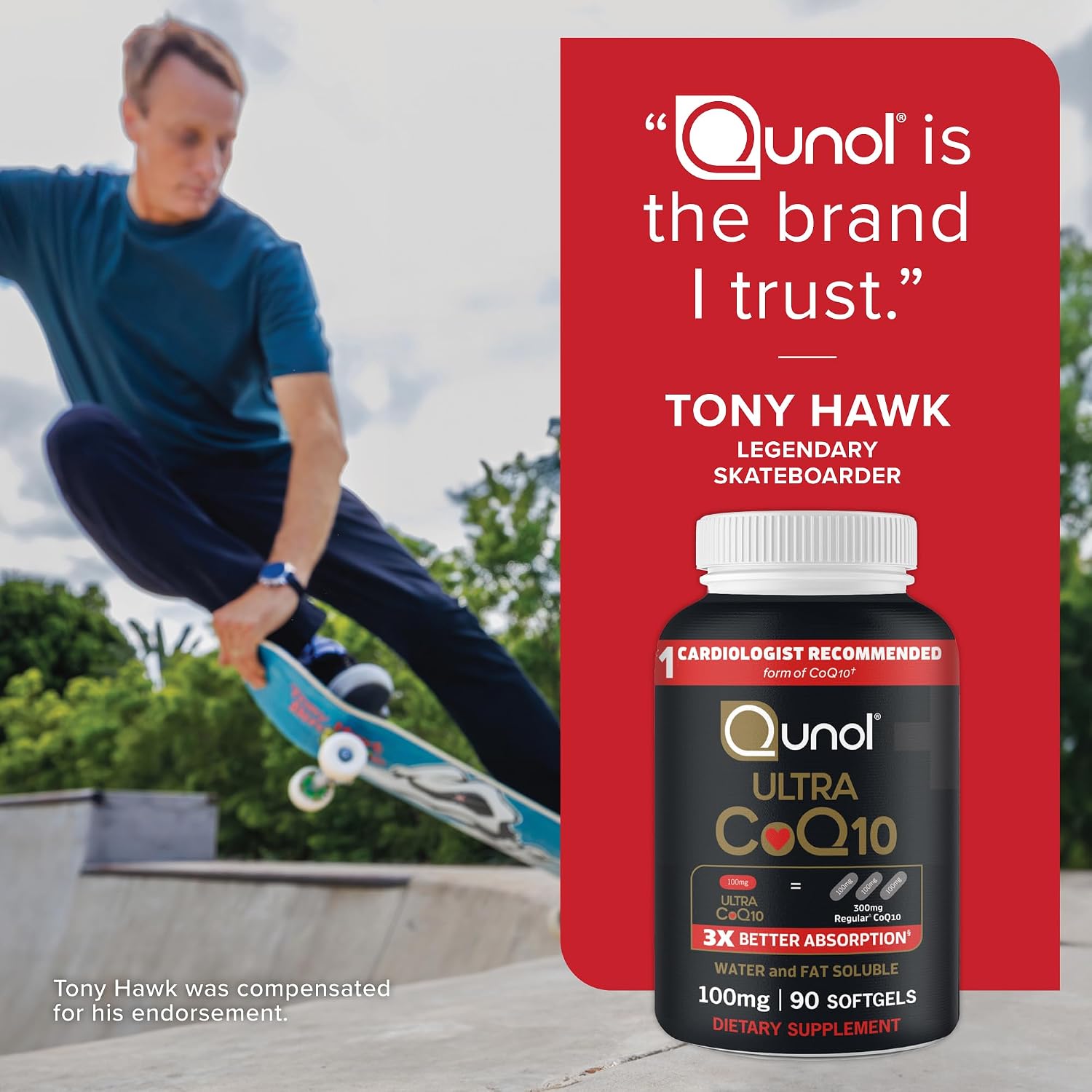 Qunol Ultra CoQ10 100mg, 3X Better Absorption, Antioxidant, 240 Softgels | #1 Cardiologist Recommended Supplement for Heart Health, Coenzyme Q10 Supplement to support Vascular Health & Cellular Energy