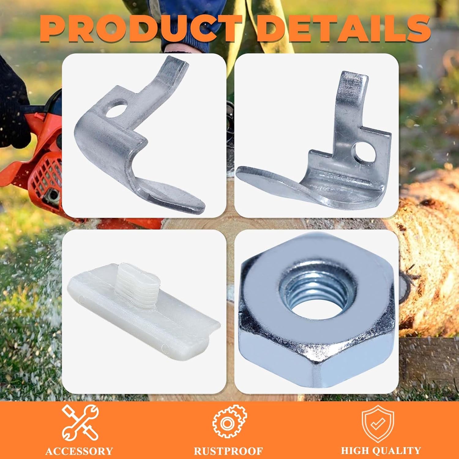 Chain Brake Handle For Stihl MS251 MS251C MS231 MS231C MS241 Chainsaw Chain Brake Hand Guard Lever With Catcher Bumper Stripe Bar Nuts 1143 792 9103