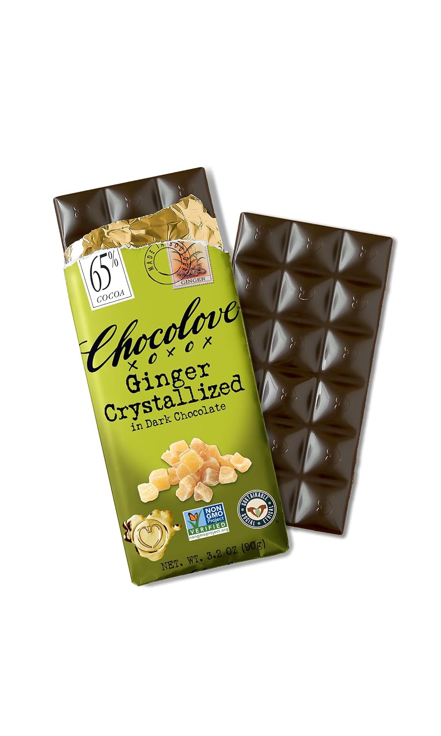 Chocolove - Extra Strong Dark Chocolate Bar - 3.2 oz.