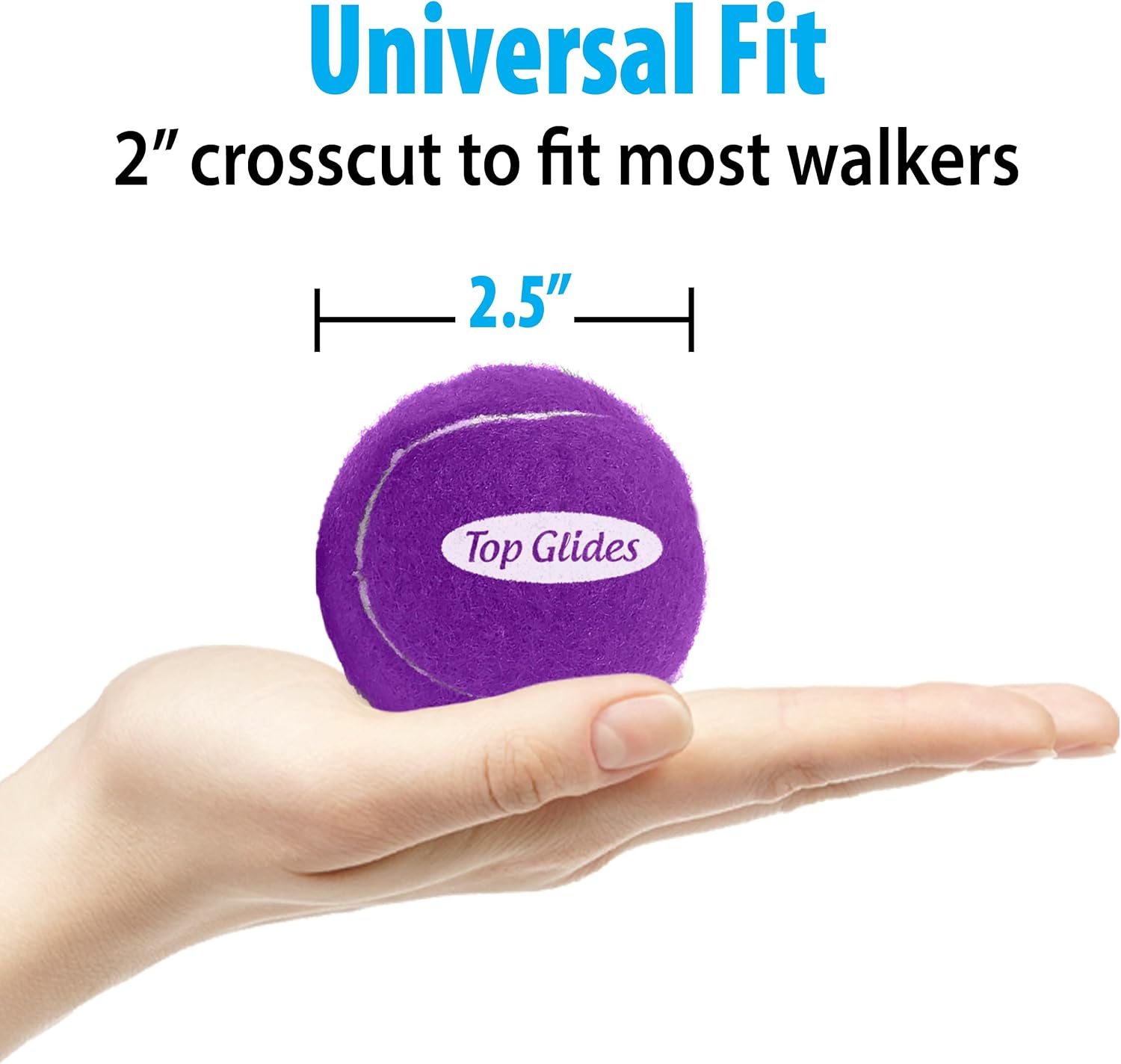 Top Glides Precut Walker Tennis Ball Glides