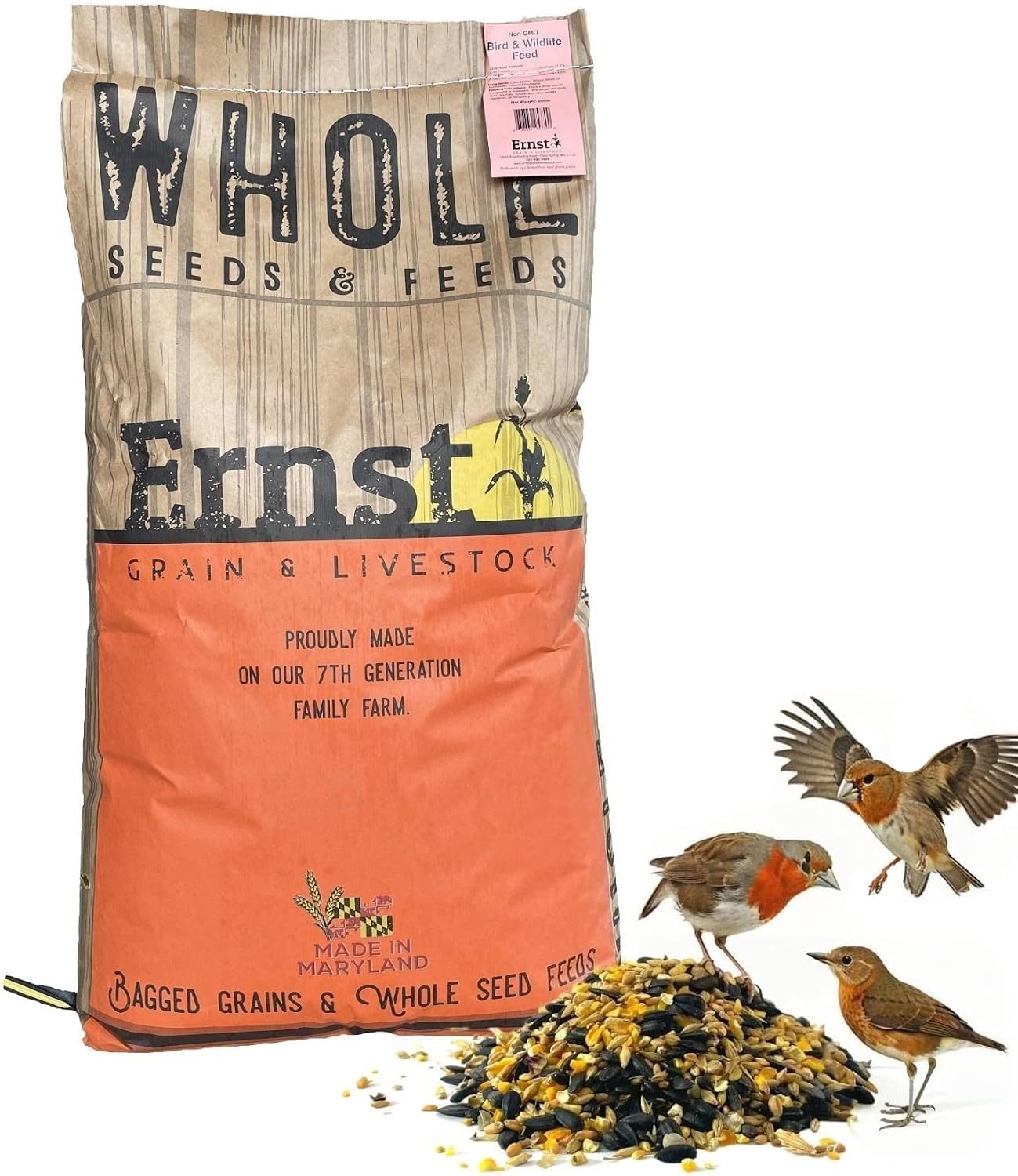 Ernst Grain & Livestock's Bird and Wildlife Feed – Perfect for Birds, Ducks, Squirrels, Turkeys, Rabbits, Geese