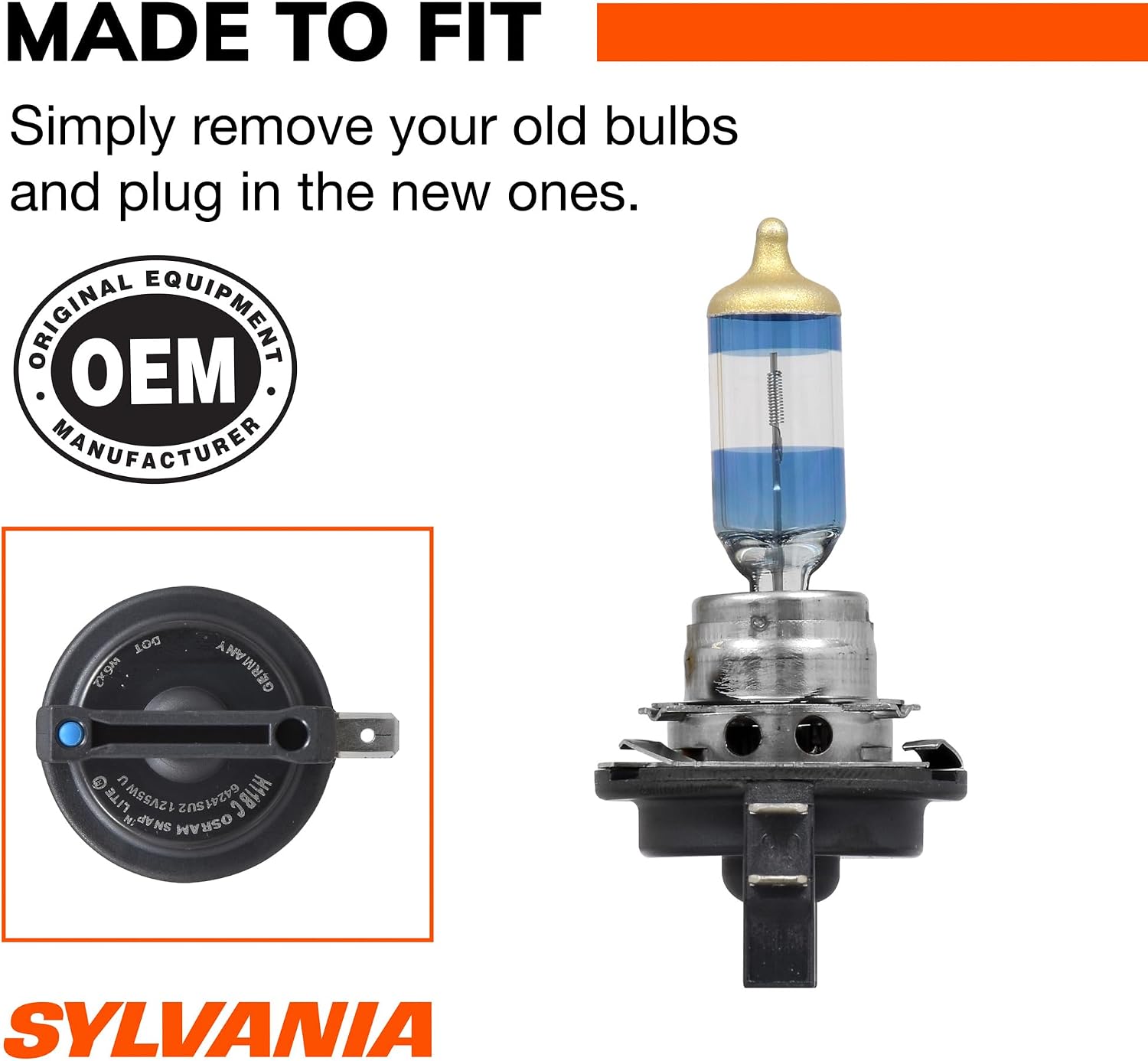 SYLVANIA - H11B SilverStar Ultra - High Performance Halogen Headlight Bulb, High Beam, Low Beam and Fog Replacement Bulb