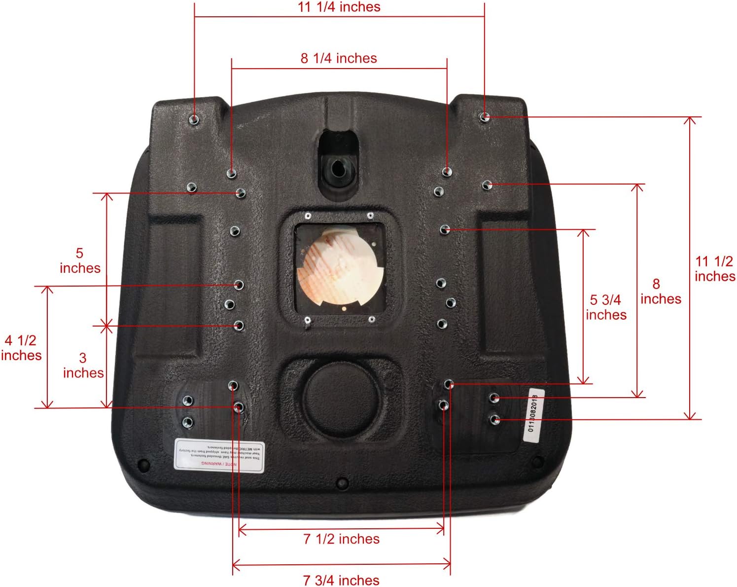 High Back Seat for Toro Timecutter SS Mowers | Replaces 99-7281, 106-6672, 112-2923, 119-8829
