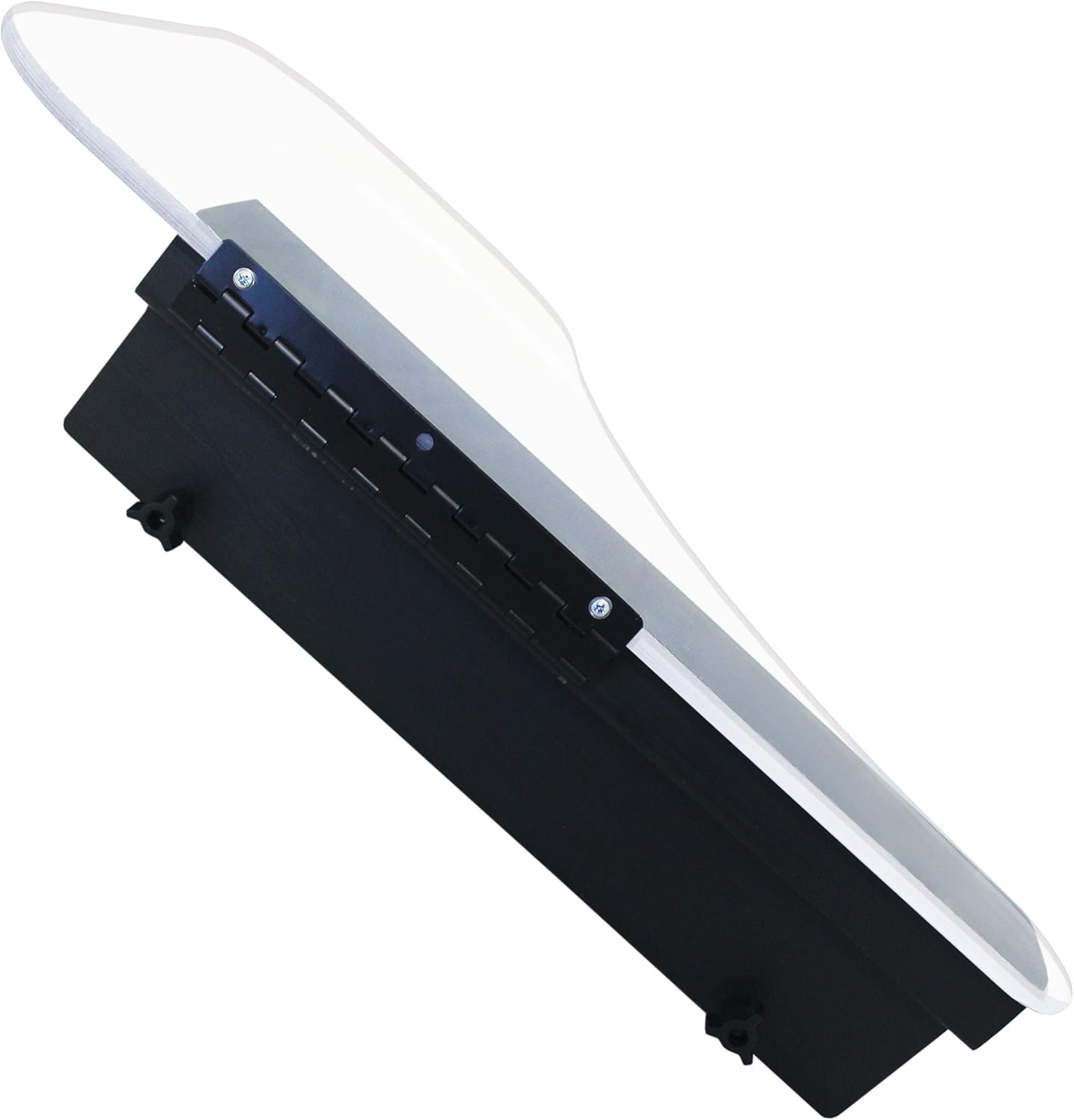 Rehabilitation Advantage Clear Polycarbonate Wheelchair Half Tray, Flip Down
