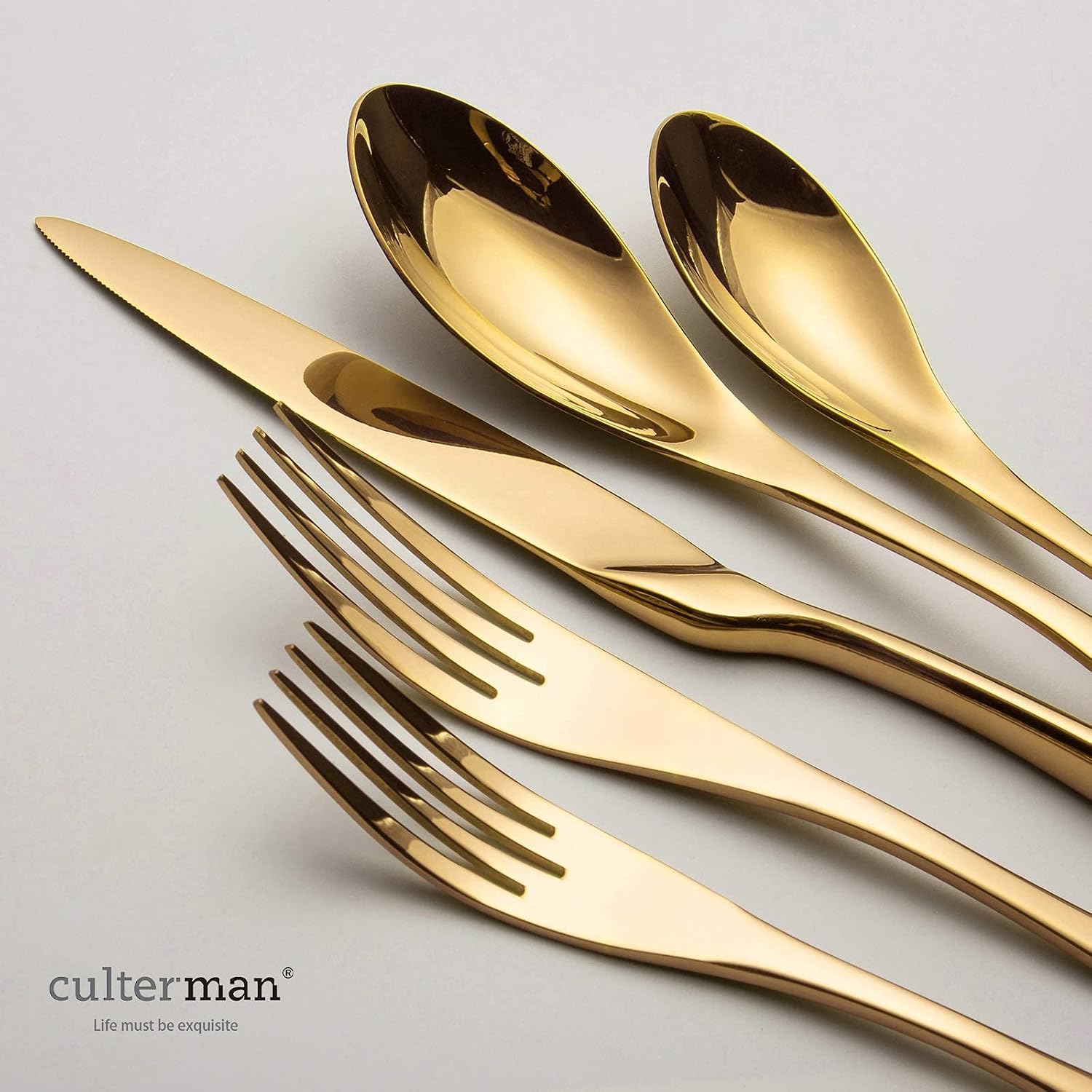 Rainbow Silverware Flatware Cutlery Set,Include Knife Fork Spoon, Dishwasher Safe (color 20 Pieces Flatware Sets)