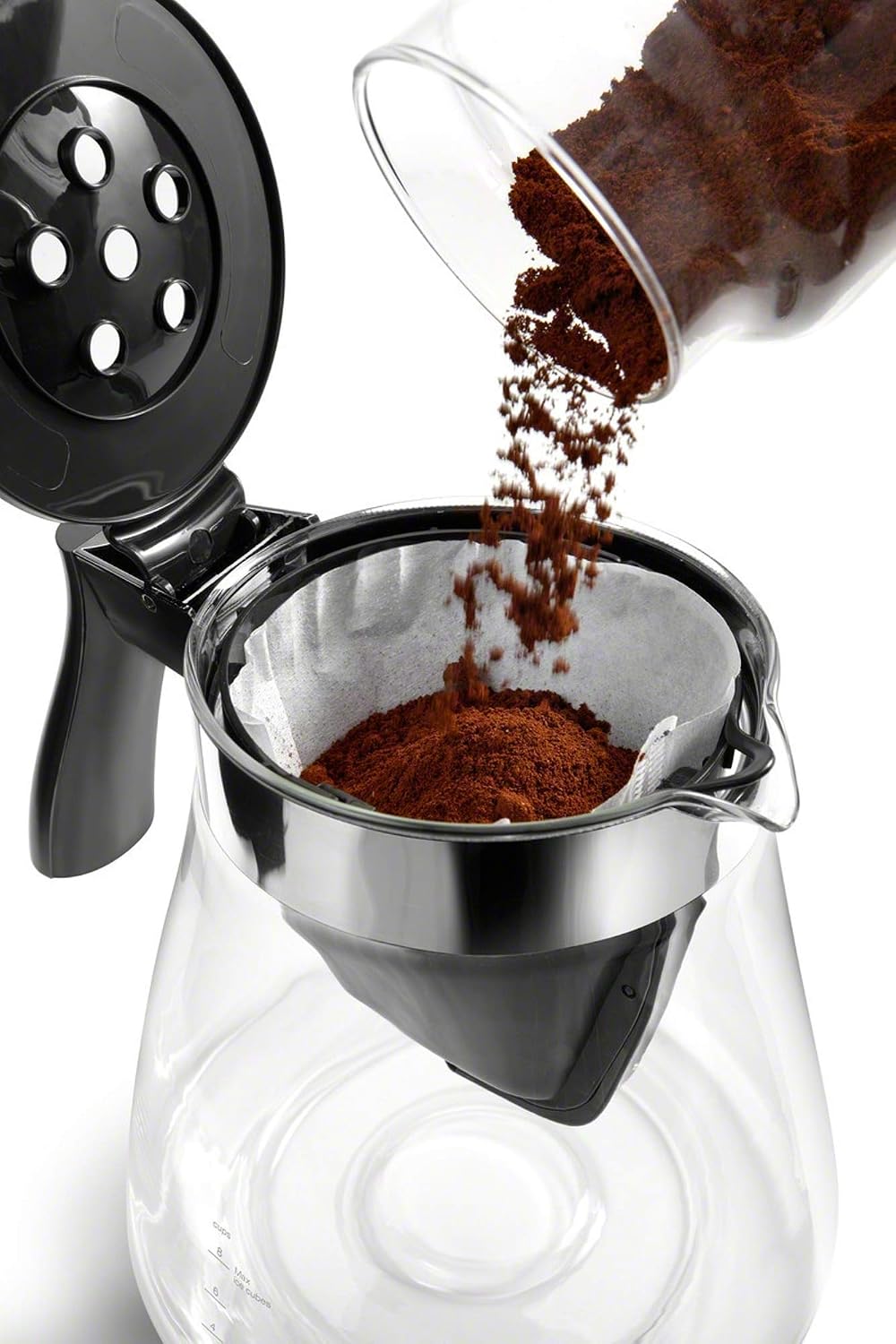 De'Longhi 3-in-1 Specialty Coffee Brewer, IcedCoffee Maker (Bold Cold Brew), Gourmet Pour Over, Premium Drip, SCA GoldenCup Certified, Glass Carafe