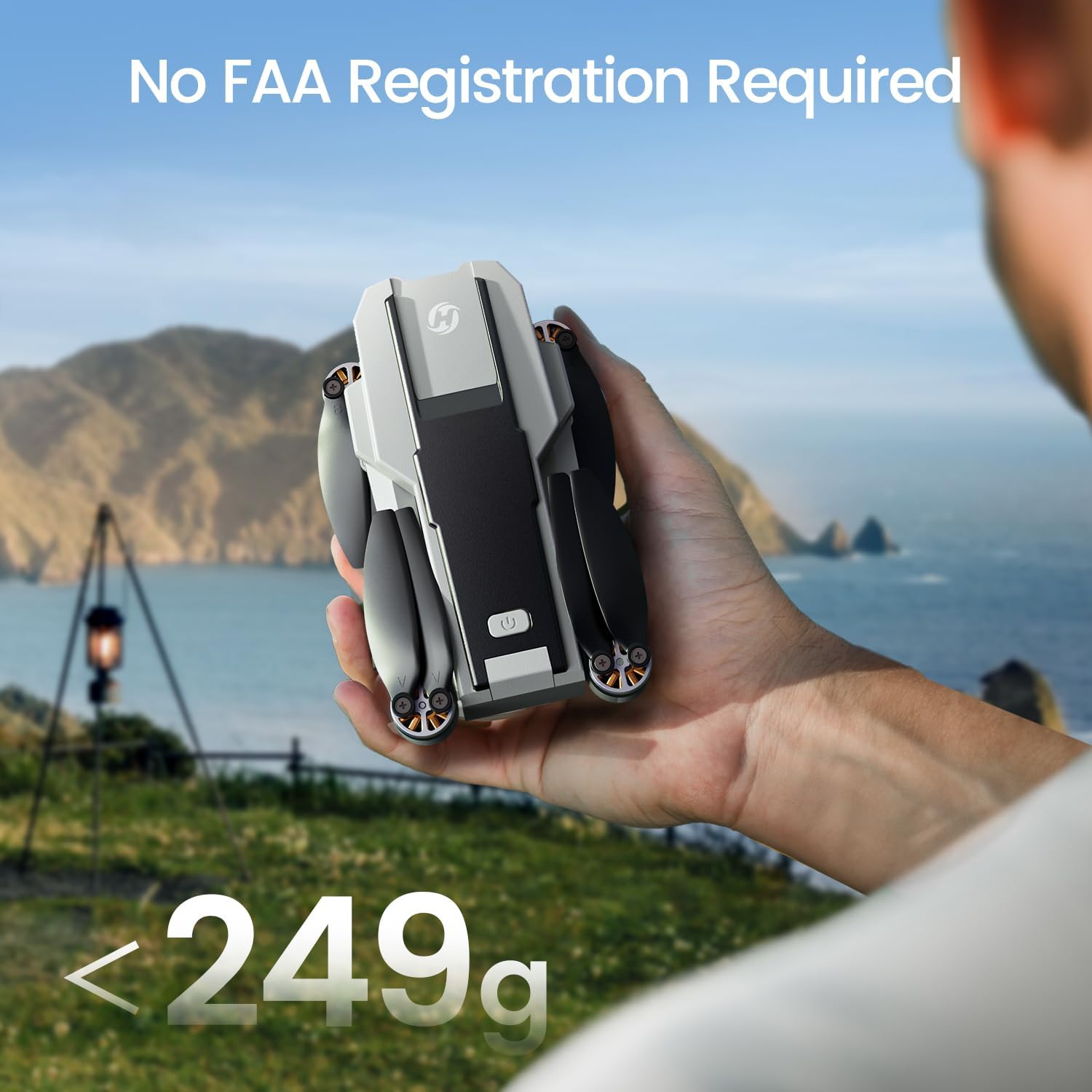 Holy Stone HS440 Foldable FPV Drone with 1080P WiFi Camera for Adult Beginners and Kids