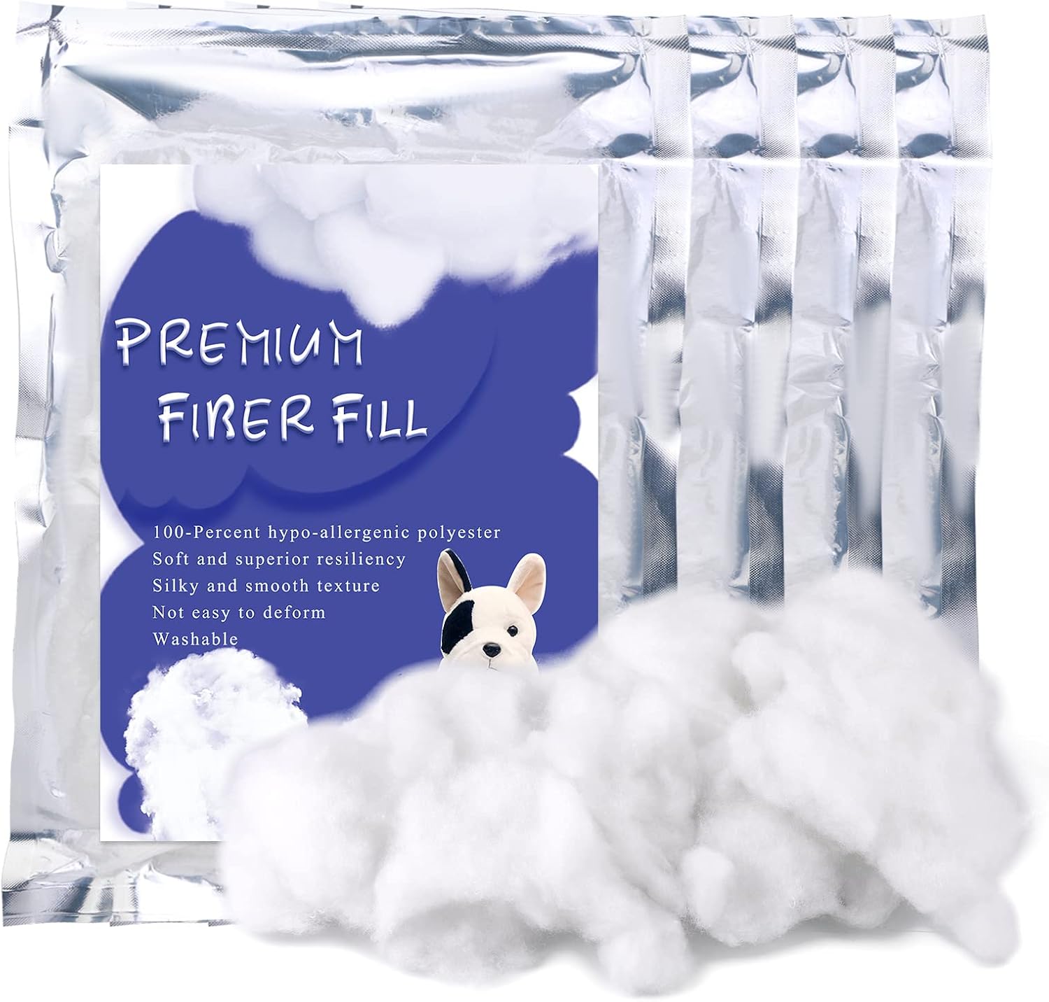 BUTUZE 250g/8.8oz Polyfill Stuffing Fiber Fill,Stuffing for Stuffed Animals