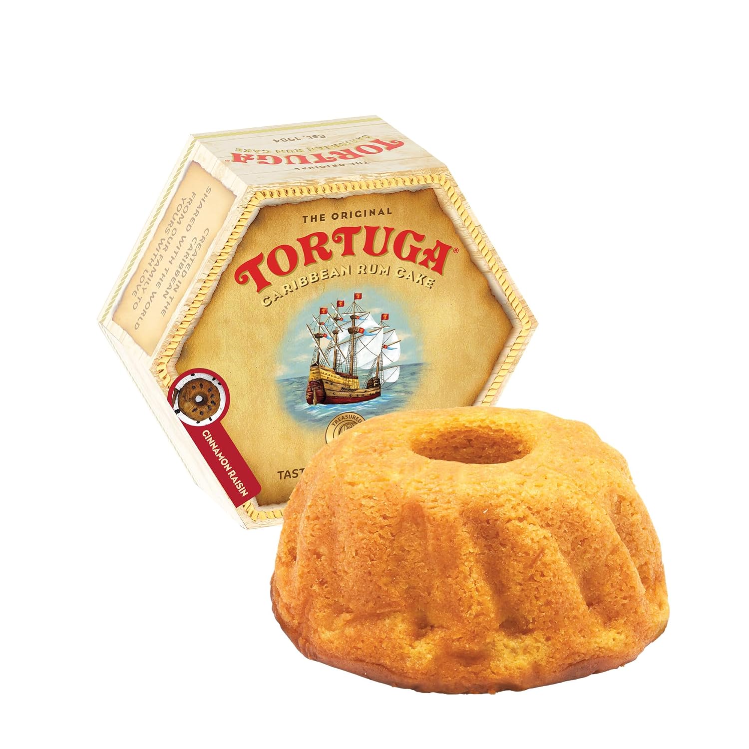 TORTUGA Provenance Rum Cake Variety Pack – 4 oz. - 6 Pack - The Perfect Premium Gourmet Gift for Stocking Stuffers, Gift Baskets