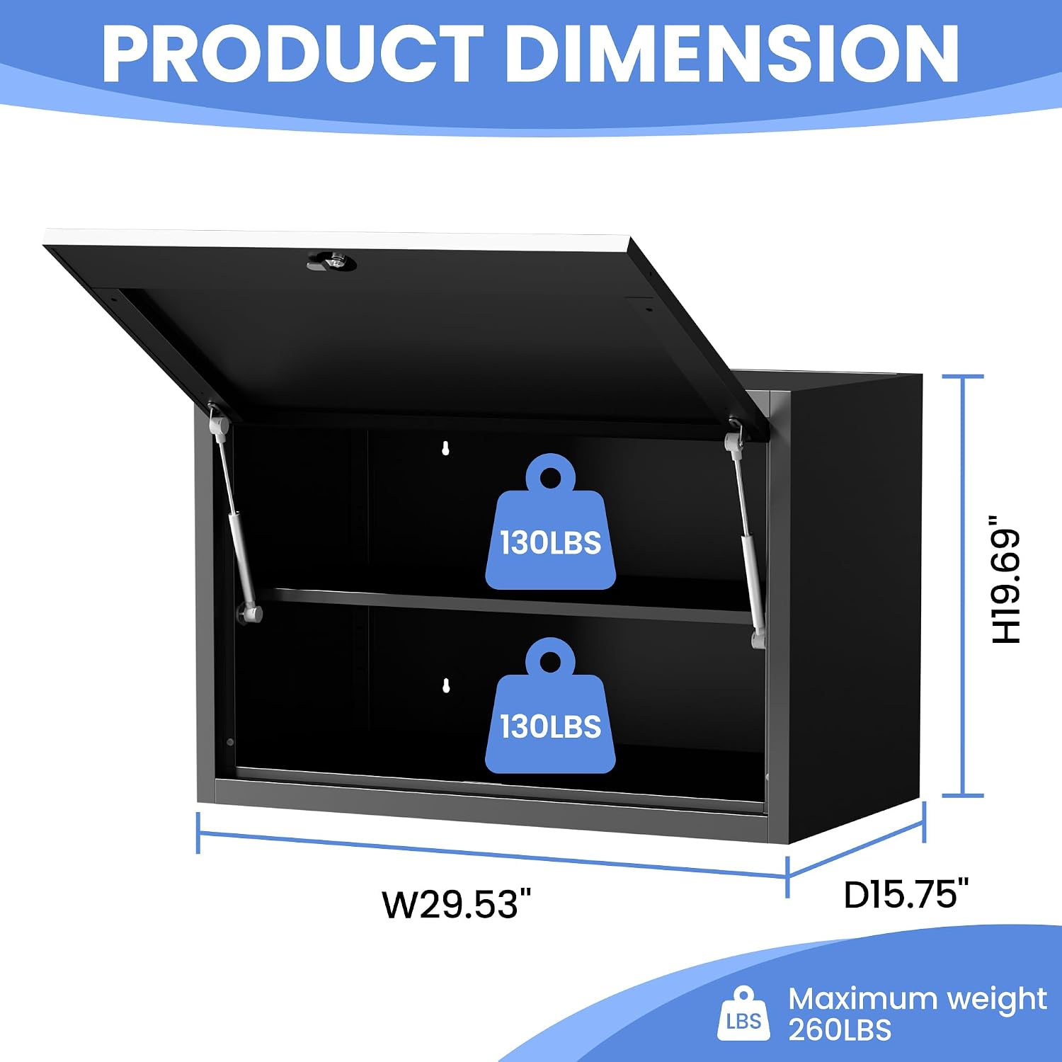 Metal Storage Cabinet for Garage, Tool Cabinet, Utility Cabinet | Wheeled, Rolling Tool Cabinet, 6 Drawers, Top Countertop, Pegboard, Assembly Required, Black