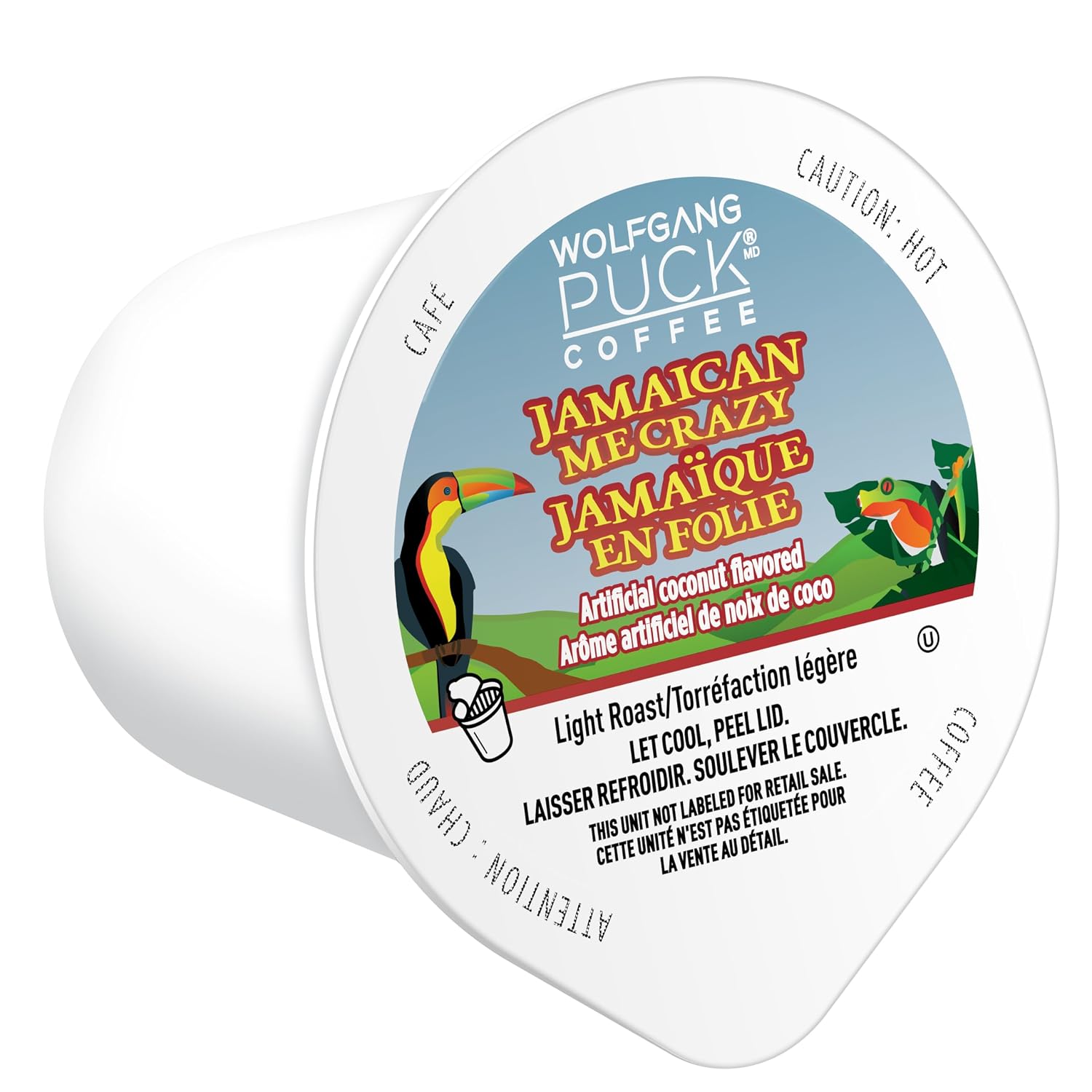 Wolfgang Puck Coffee Single Serve Capsules, Compatible with Keurig K-Cup Brewers, Hawaiian Hazelnut, 24 Count