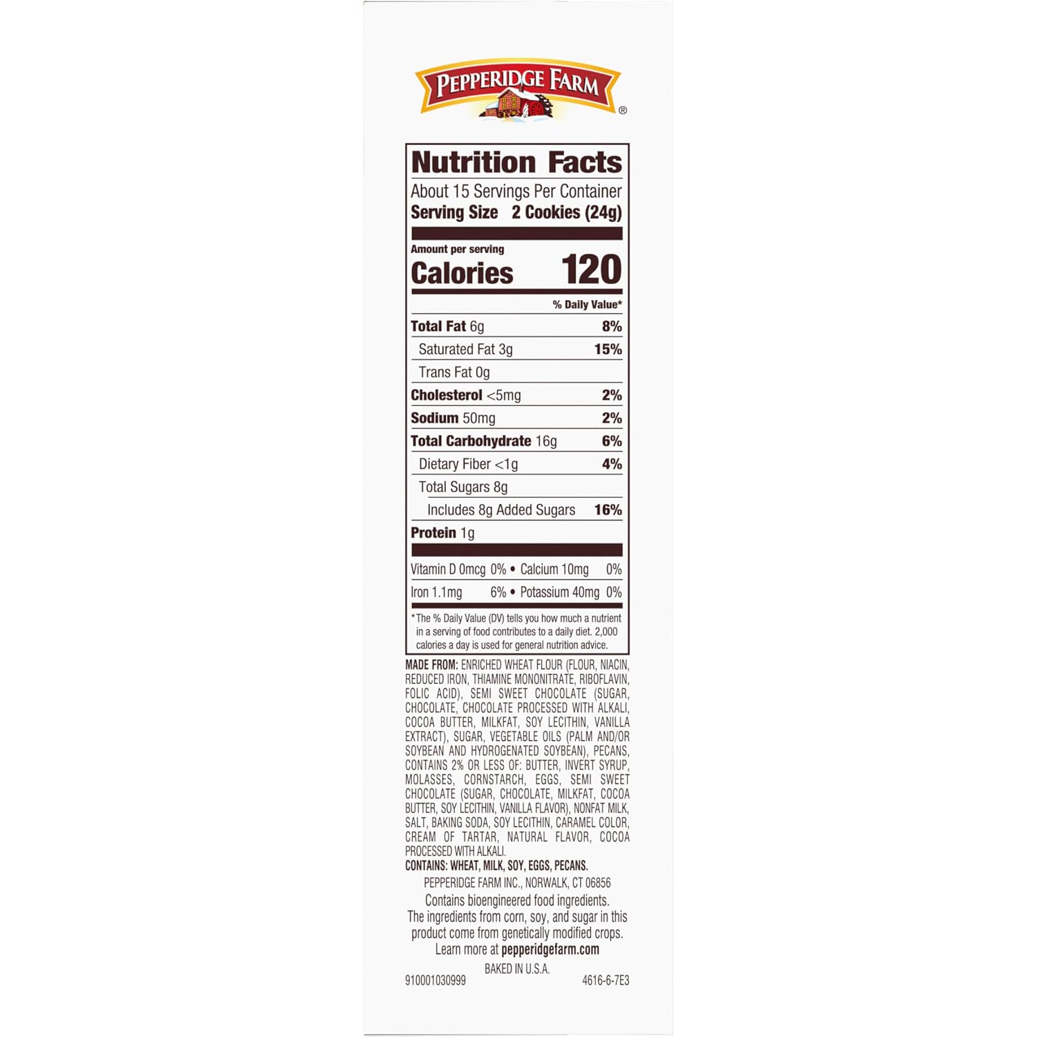 Pepperidge Farm Assorted Collection of 7 Chocolate Cookies, 13 Oz