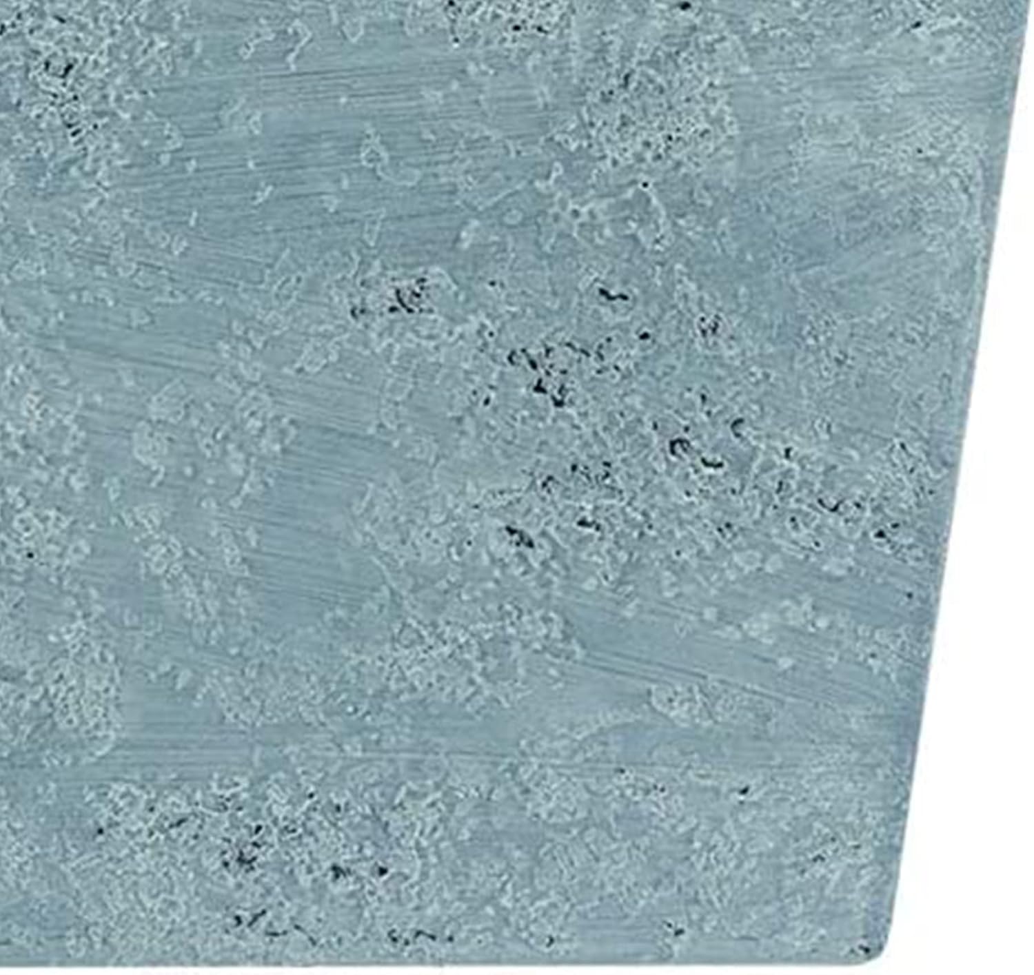 The HC Companies 18 Inch Avino Tall Square Planter - Decorative Indoor Outdoor Plant Pot for Front Porch, Deck, Patio and Home, Oxidized Black