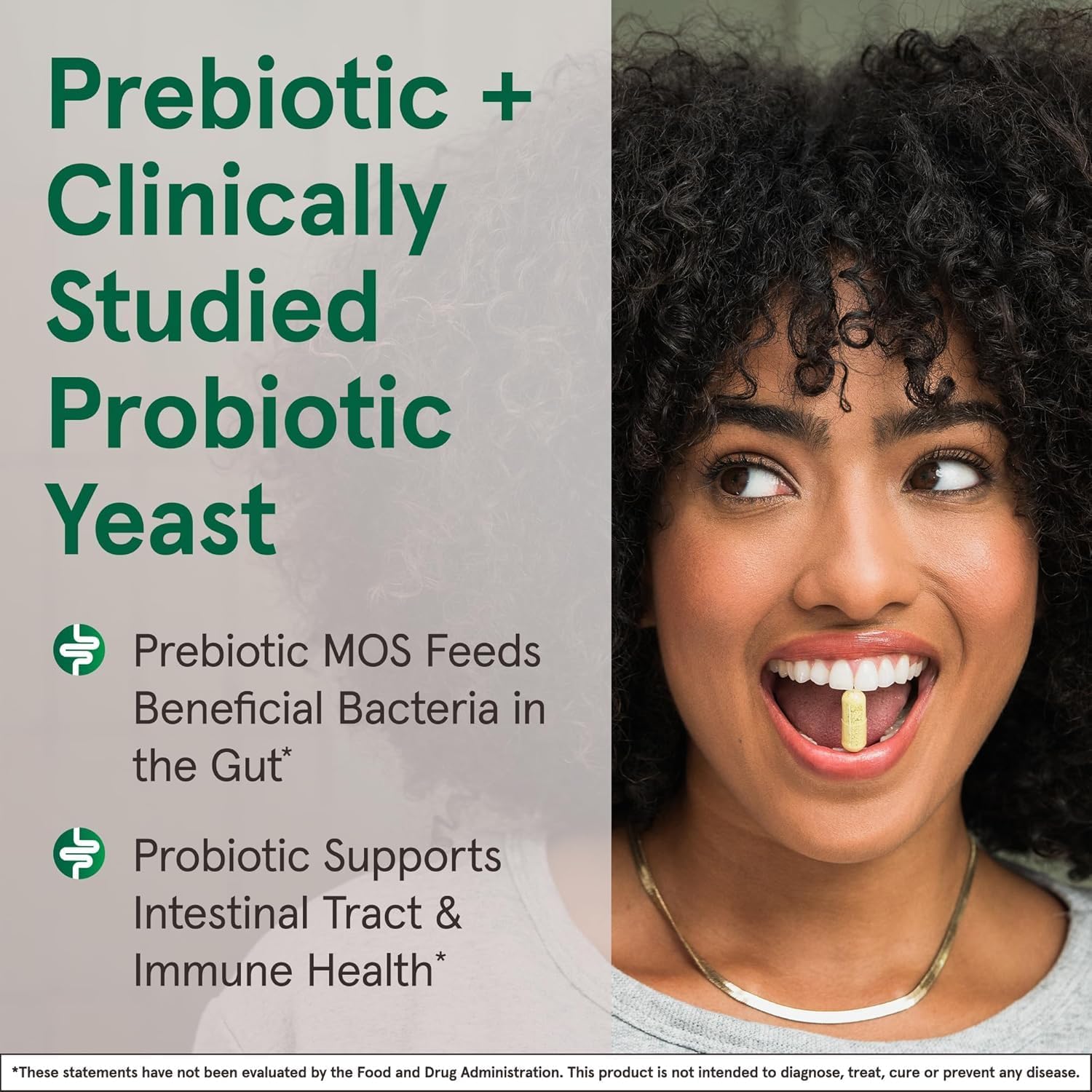 Jarrow Formulas Saccharomyces Boulardii + MOS Probiotics for Digestive Health and Intestinal Tract Support - 5 Billion CFU Per Serving - 90 Delayed Release Caps - Probiotic + Prebiotic - 90 Servings | Intestinal Tract Support, 5 Billion CFU Per Serving,…