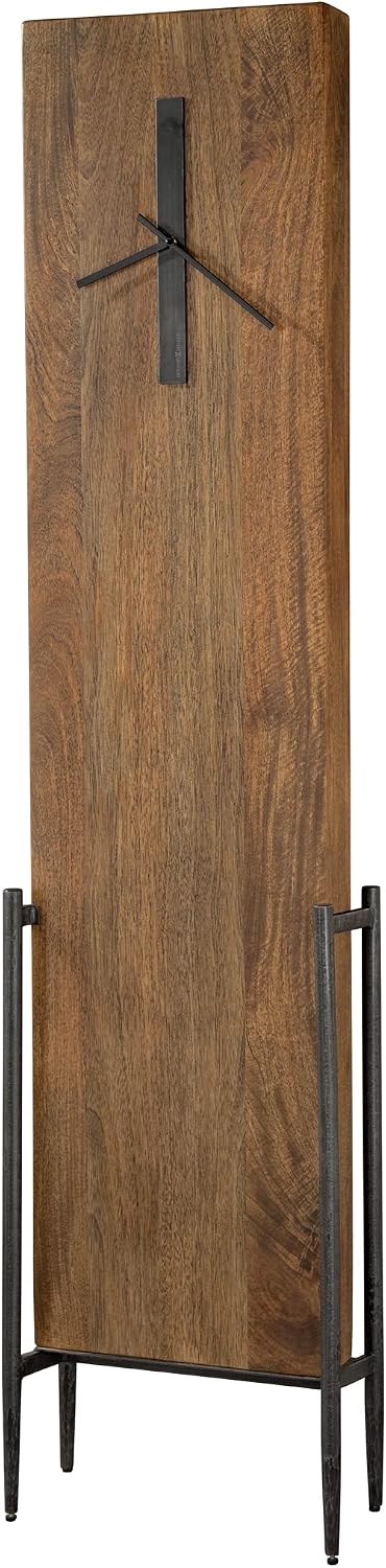 Howard Miller Bedford Park Floor Clock, Wood Finish Iron Base with Pendulum