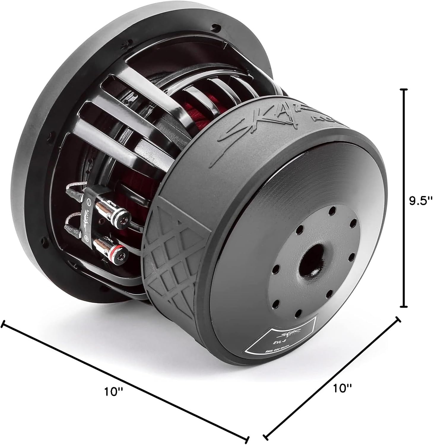Skar Audio EVL-8 D4 8" 1200 Watt Max Power Dual 4 Ohm Car Subwoofer