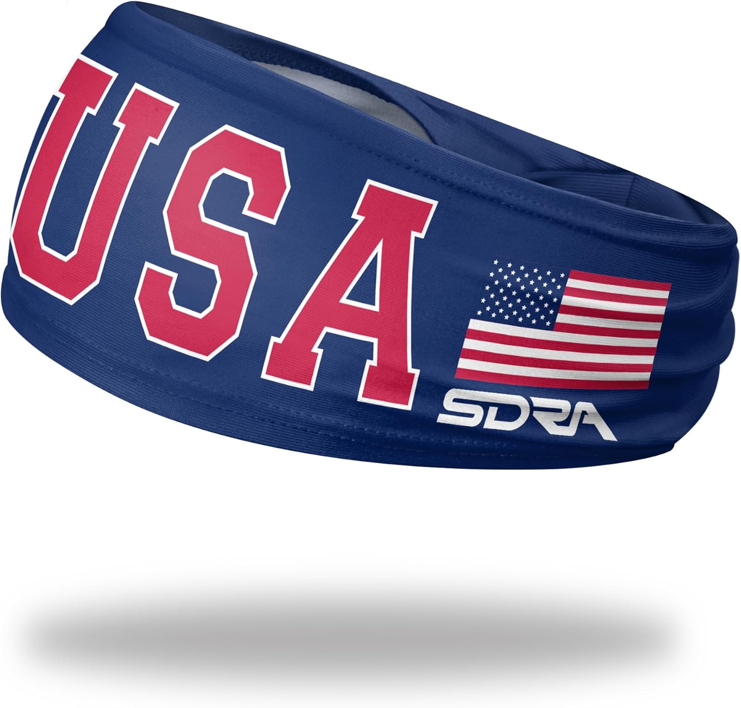 Suddora Country Flag Headbands, Wide National Flag Headbands for Sports Events, Non-Slip Fabric Sweatbands for Soccer, Tennis, Workout, Costume