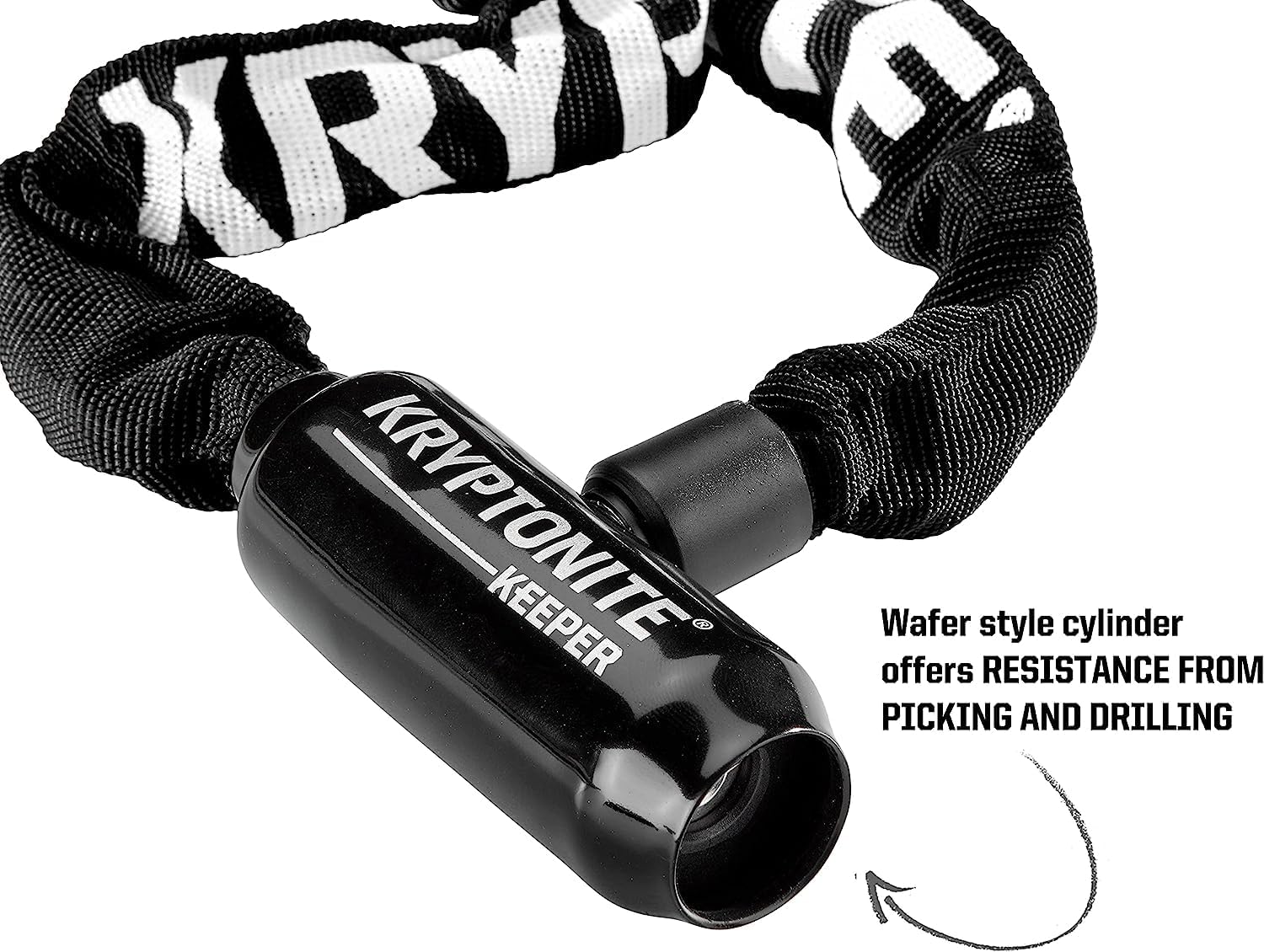 Kryptonite Keeper 585 Bike Chain Lock, 2.7 ft Anti-Theft Bicycle Lock