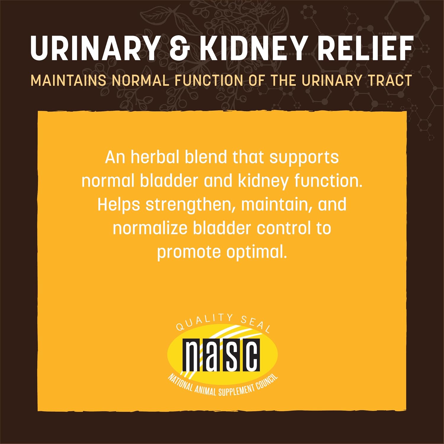Earth Animal Apothecary - Urinary & Kidney Relief for Dogs & Cats - 2 fl oz | Herbal Remedies Liquid Supplement Blend - Uva Ursi, Couch Grass, Gravel Root, Yarrow, Cleavers, Marshmallow Root, Cornsilk