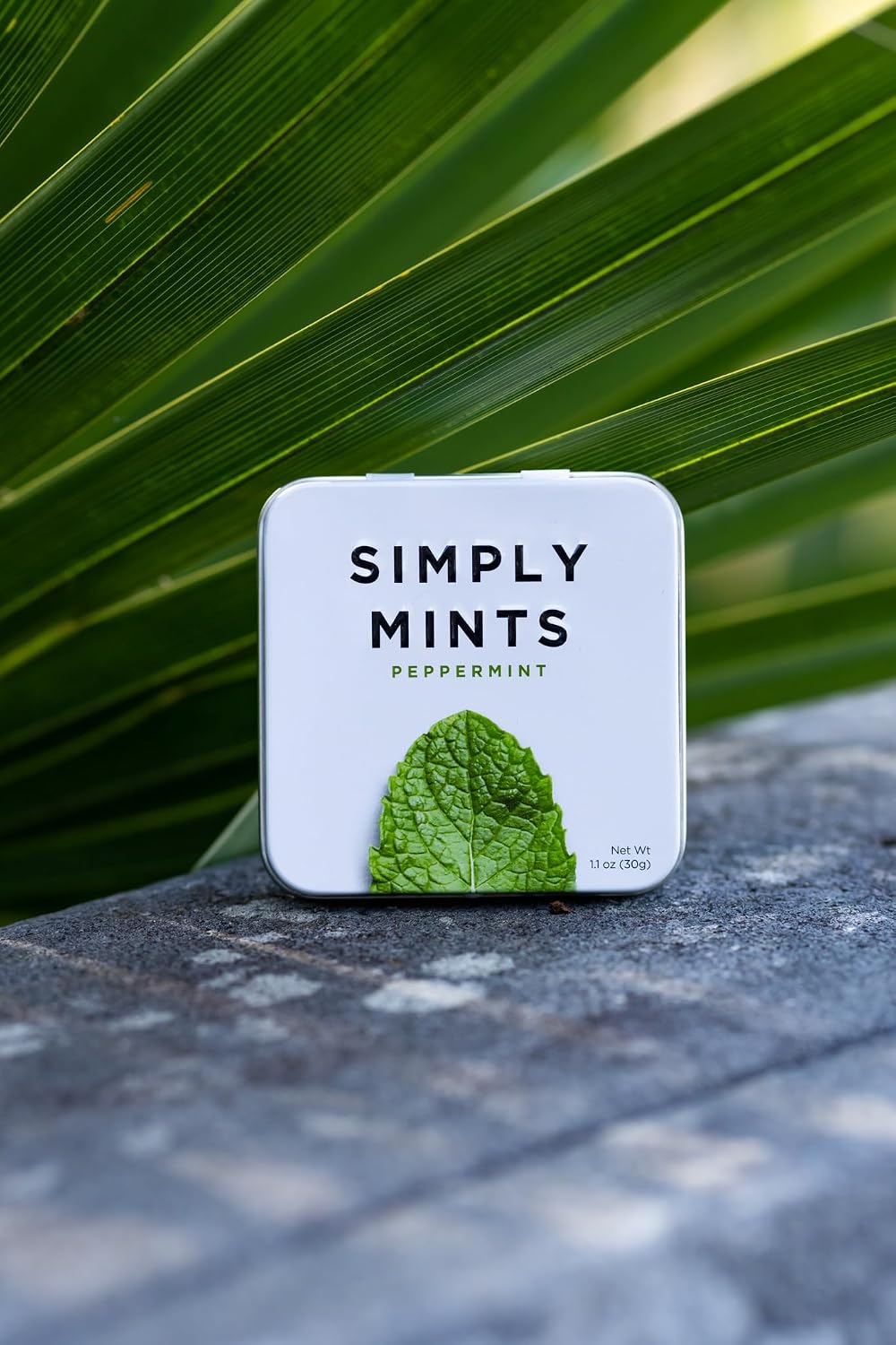 SIMPLY MINTS Natural Peppermint Breath Mints, 6 Pack (180 Pieces), Made With Real Peppermint Oil | Aspartame-Free, Sorbitol-Free, Xylitol-Free, Vegan, Kosher, Non-GMO