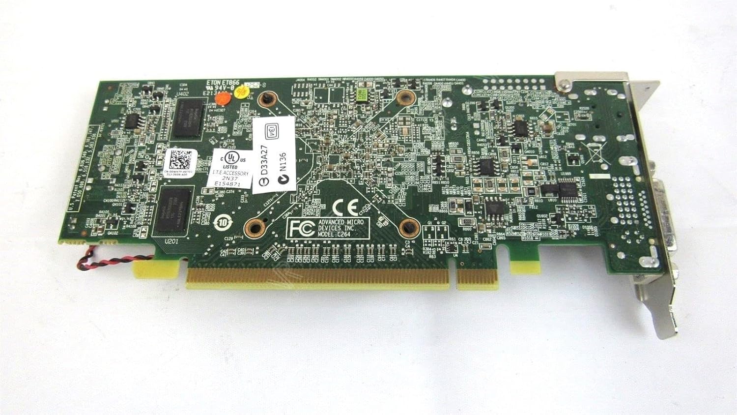 Dell 0WH7F AMD Radeon HD 6450 1GB 64-Bit DDR3 PCIe x16 Low Profile Video Card