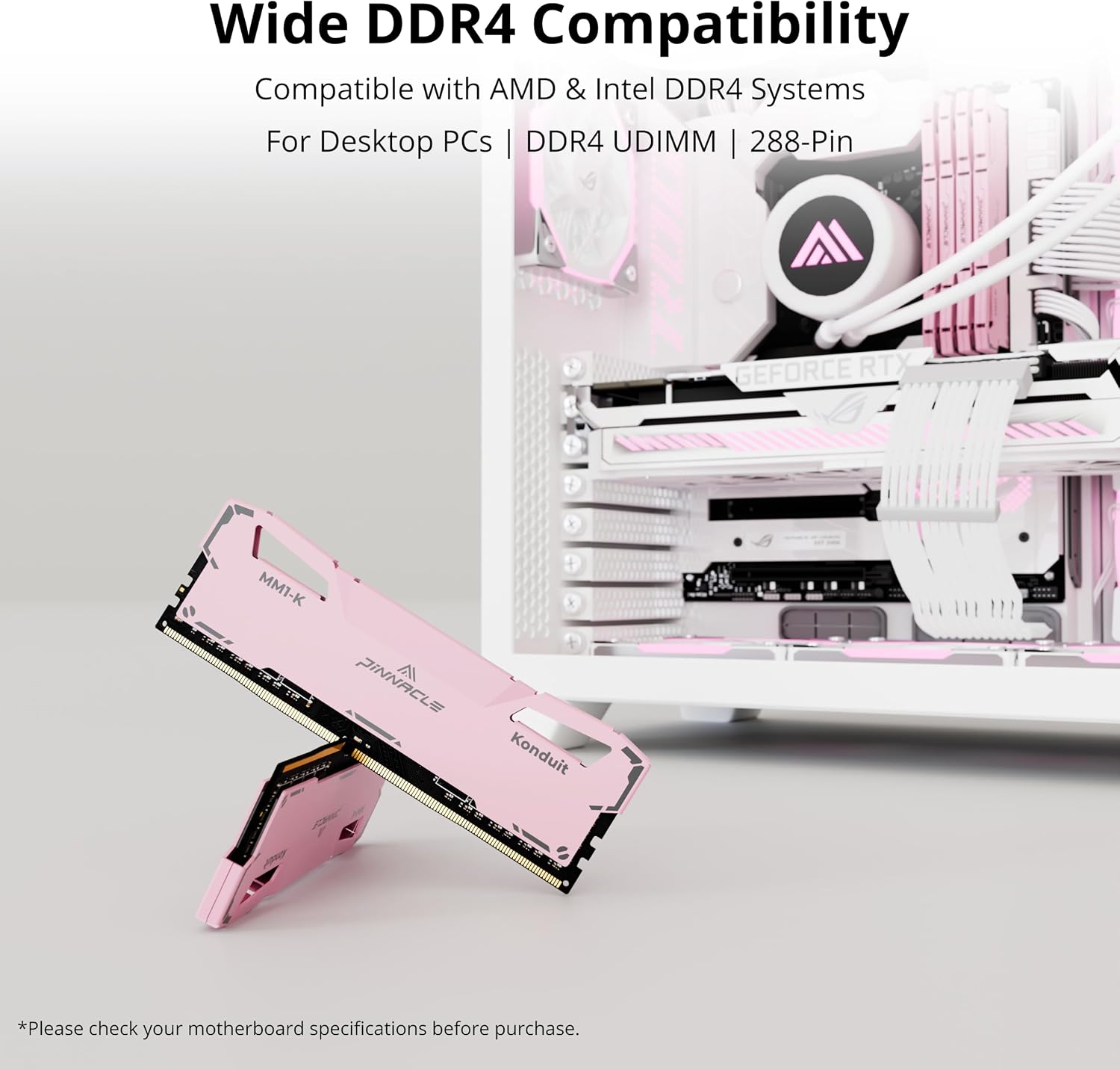Timetec 16GB KIT (2x8GB) DDR4 3200MHz (PC4-3200AA) PC4-25600 UDIMM Desktop RAM – 288-Pin 1.2V CL22 Non-ECC Unbuffered DIMM Memory Module Upgrade
