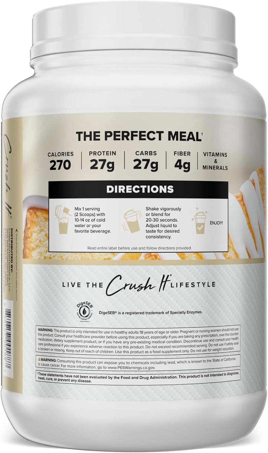 Core Nutritionals MRP Meal Replacement, Vanilla Poundcake, 3 lb