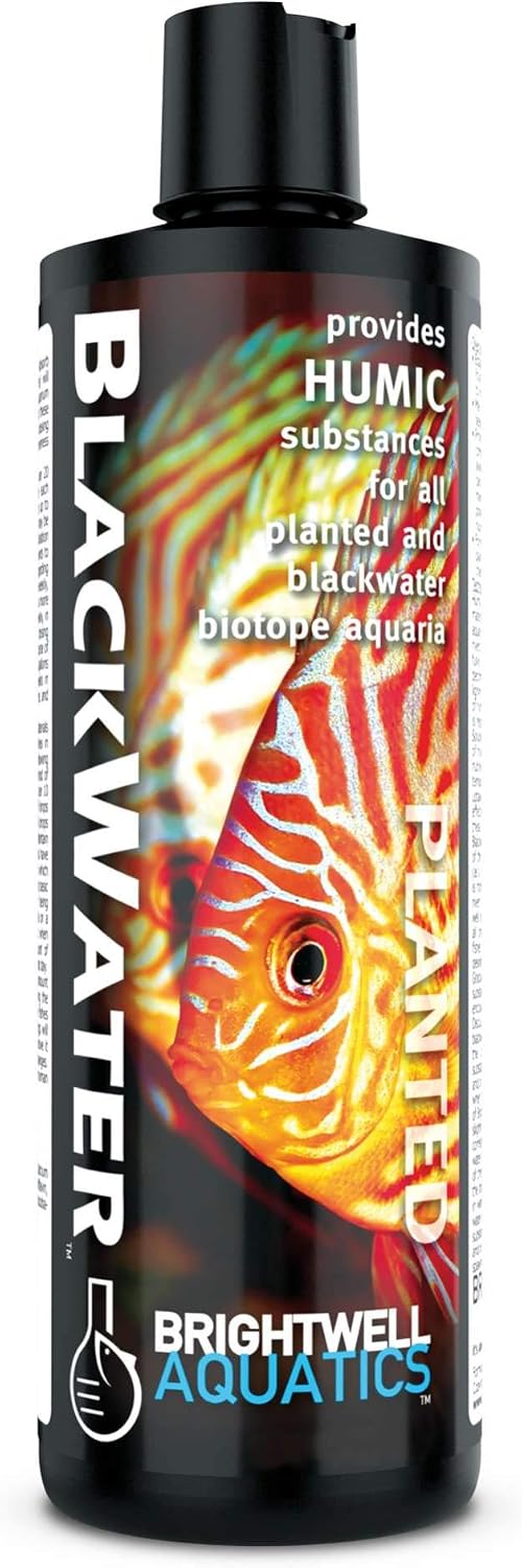 Brightwell Aquatics BlackWater Humic & Fulvic Acid for Aquariums, 250 ml
