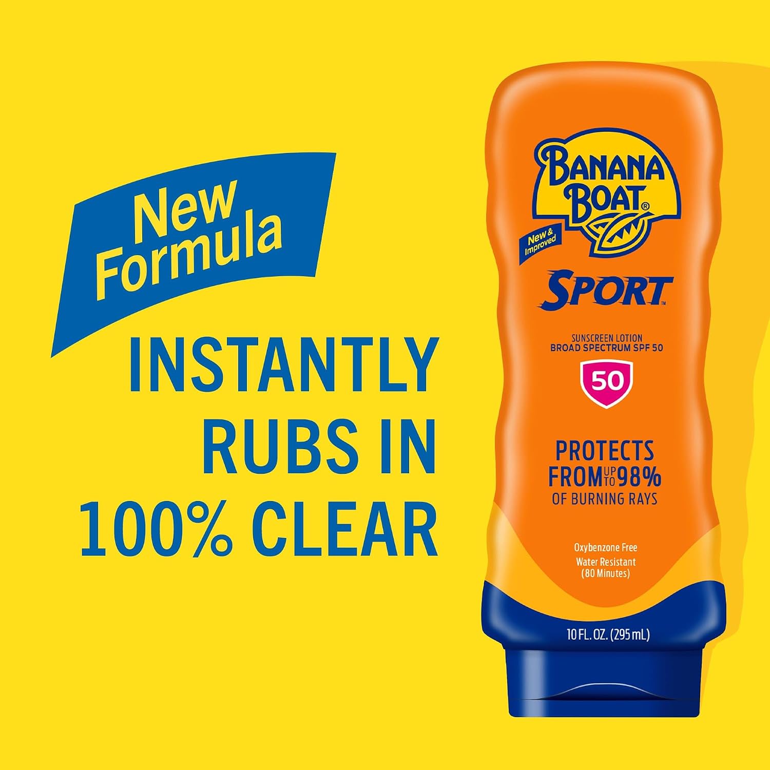 Banana Boat Sport SPF 50 Sunscreen Lotion, 8 Fl Oz