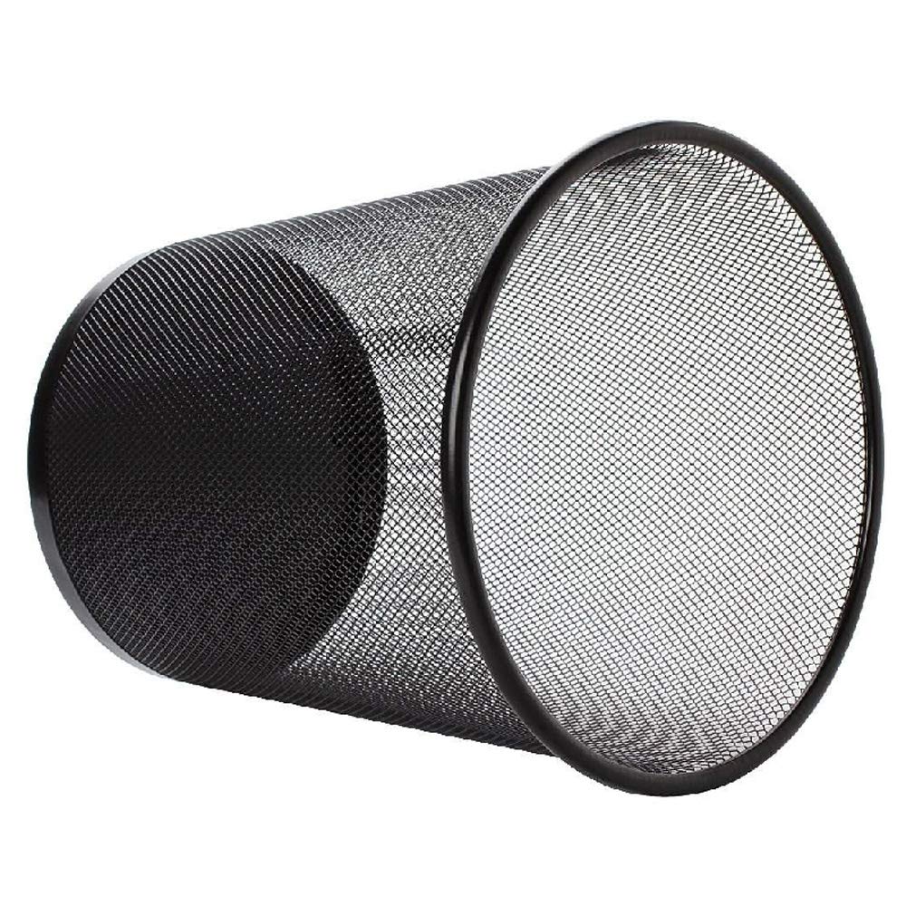 Lawei 4 Pack Trash Can Mesh Round Open Top Wastebasket - 2.5 Gallon Recycling Bins Garbage Waste Baskets for Office Home