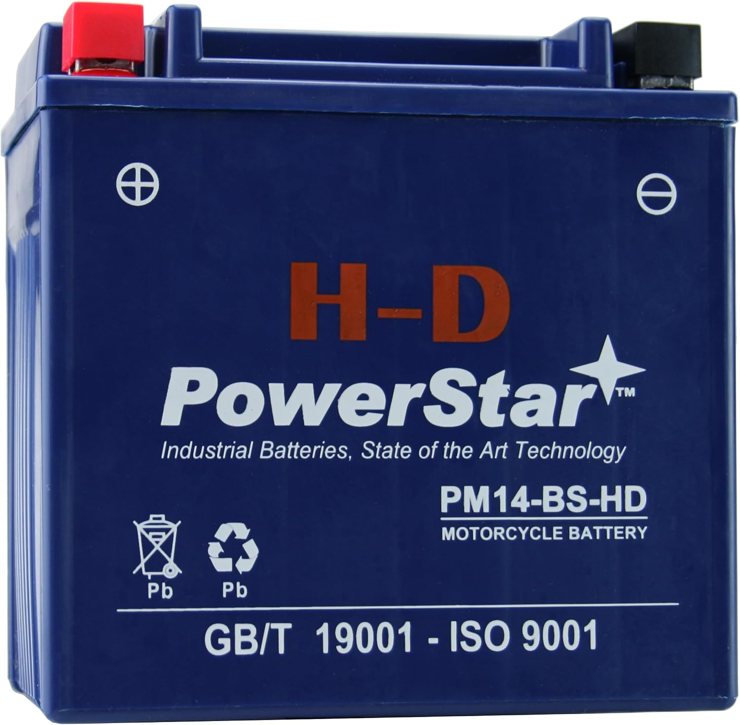 PowerStar YTX14-BS UTV Battery Replacement for Honda Pioneer 1000, Pioneer 700, MUV700, Pioneer 500