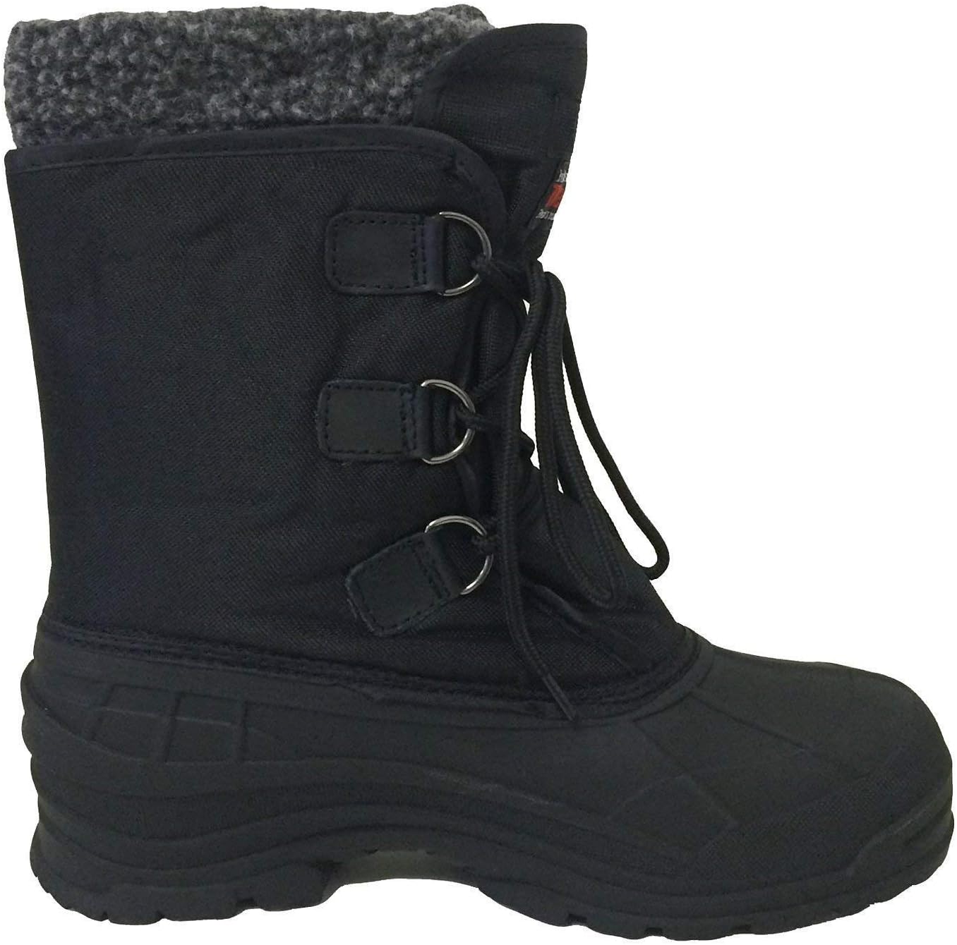 G4U-YC06S Men's Winter Boots Cold Weather Water Repellent Nylon 9" Thermolite Insulated Hiking Duck Warm Snow Shoes