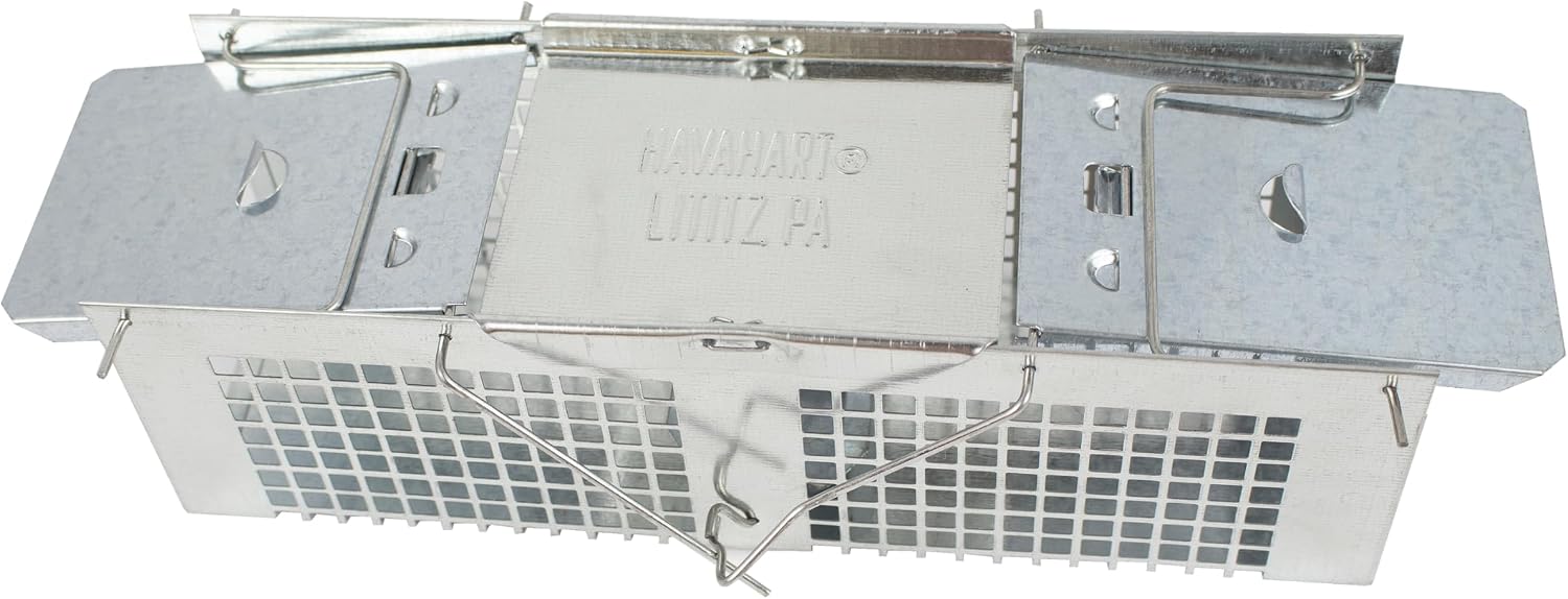 Havahart X-Small Animal Trap, 2-Door Humane Trap for Mice, Voles, Shrews | Humane Catch & Release Trap for Moles & Small Rodents