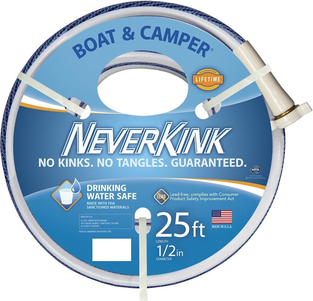 Teknor Apex Neverkink Boat Camper Hose 1/2inx25ft