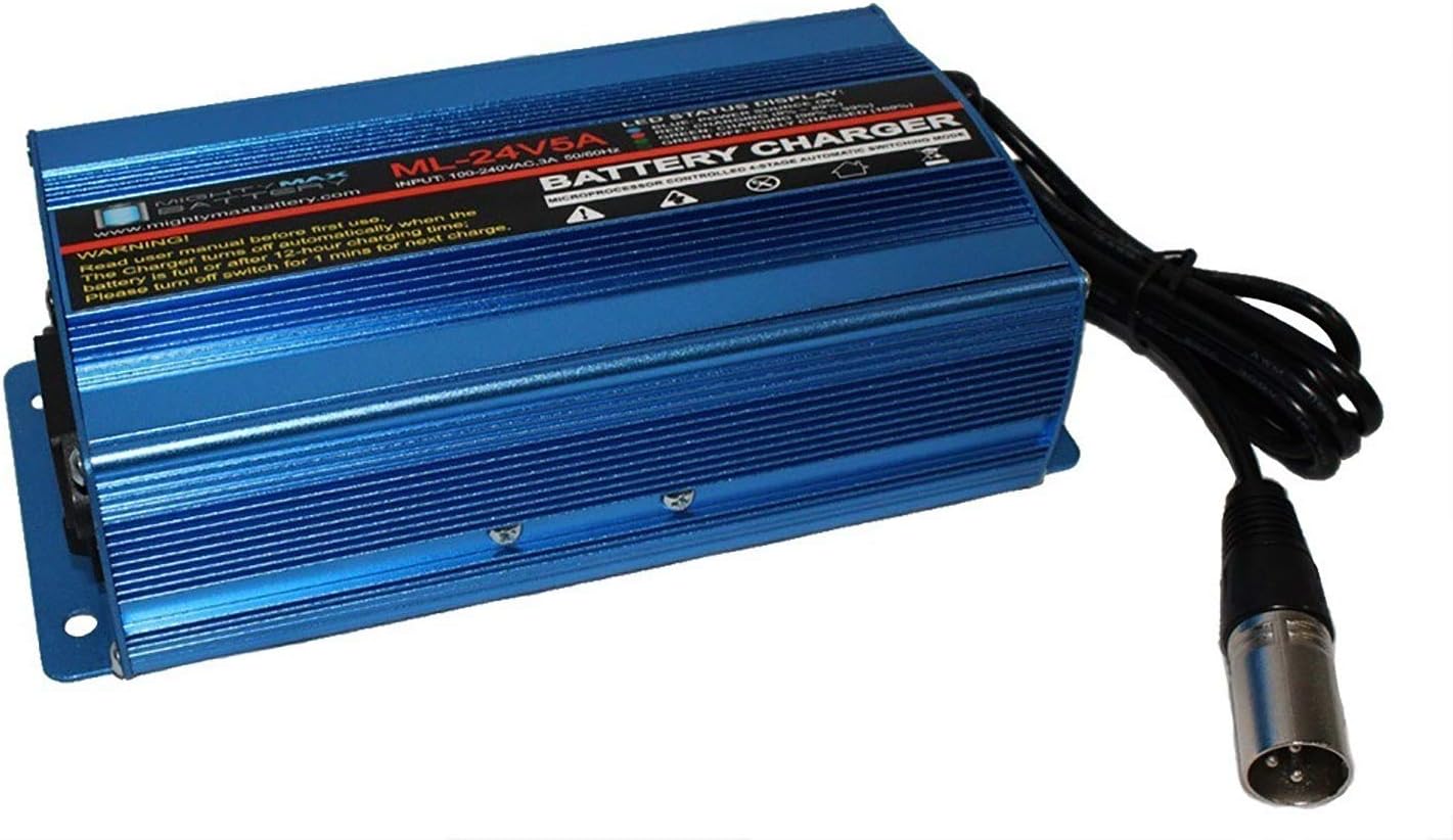 Mighty Max Battery 24 Volt 5 Amp Wheelchair Battery Charger Brand Product